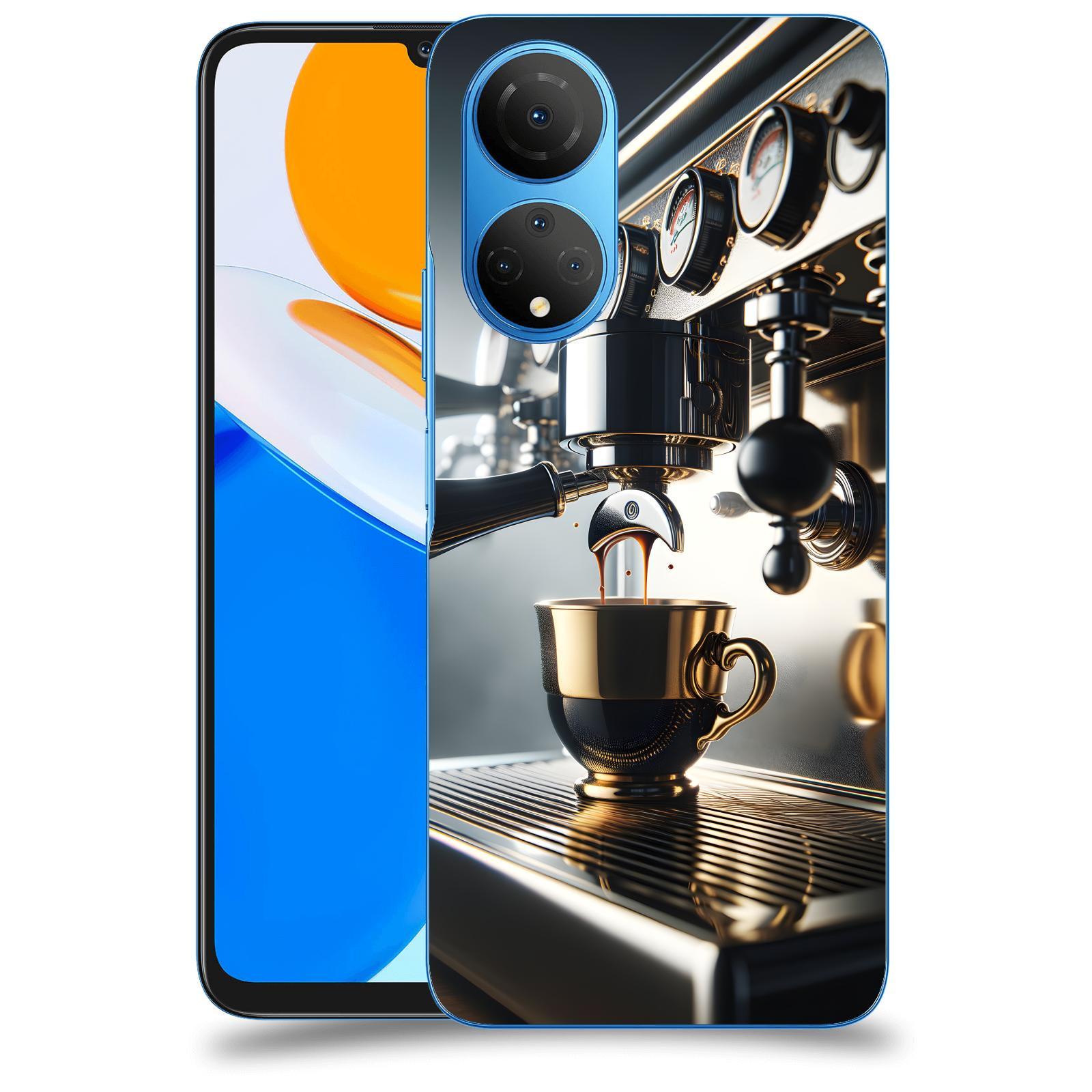 ACOVER Kryt na mobil Honor X7 - Coffee maker