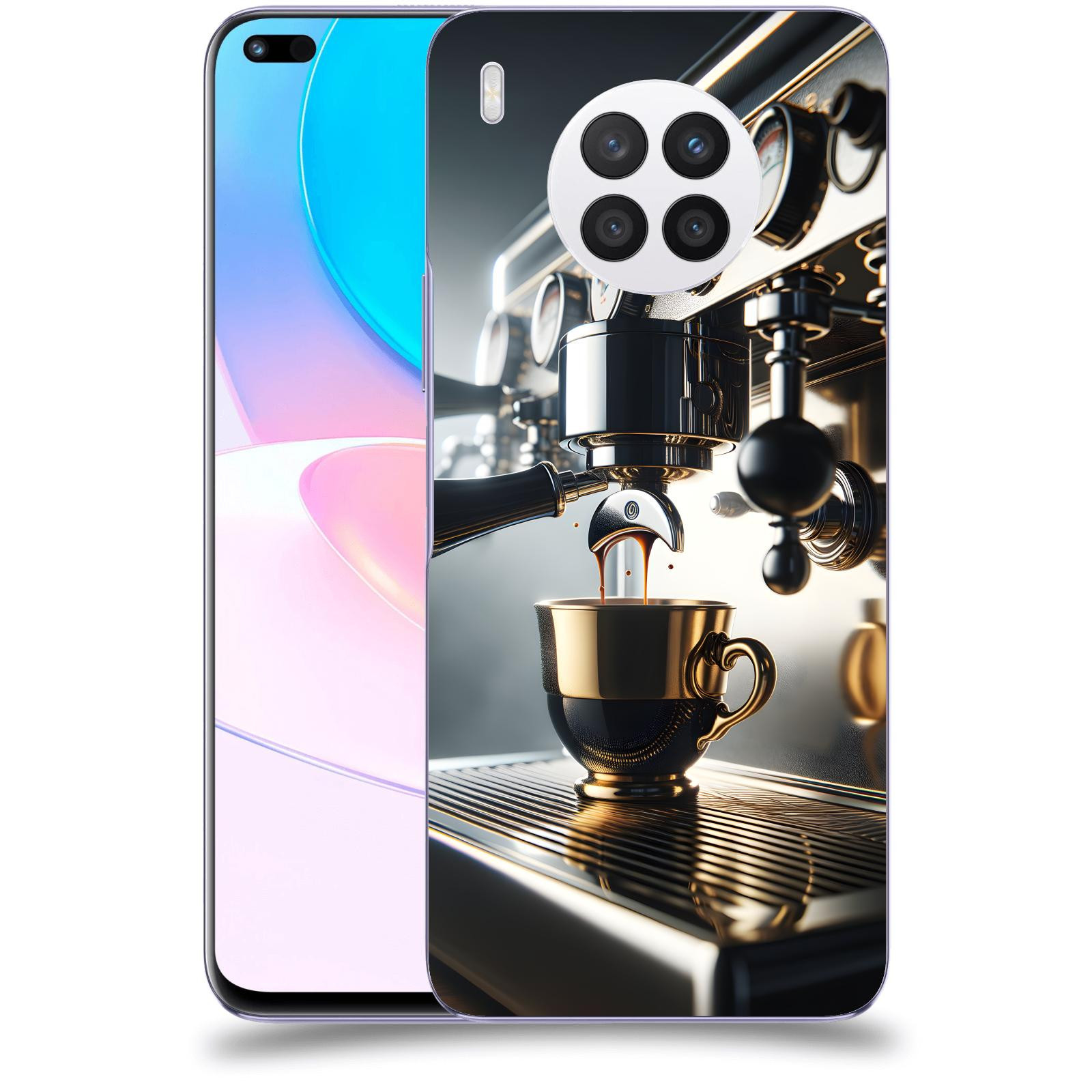 ACOVER Kryt na mobil Huawei Nova 8i - Coffee maker