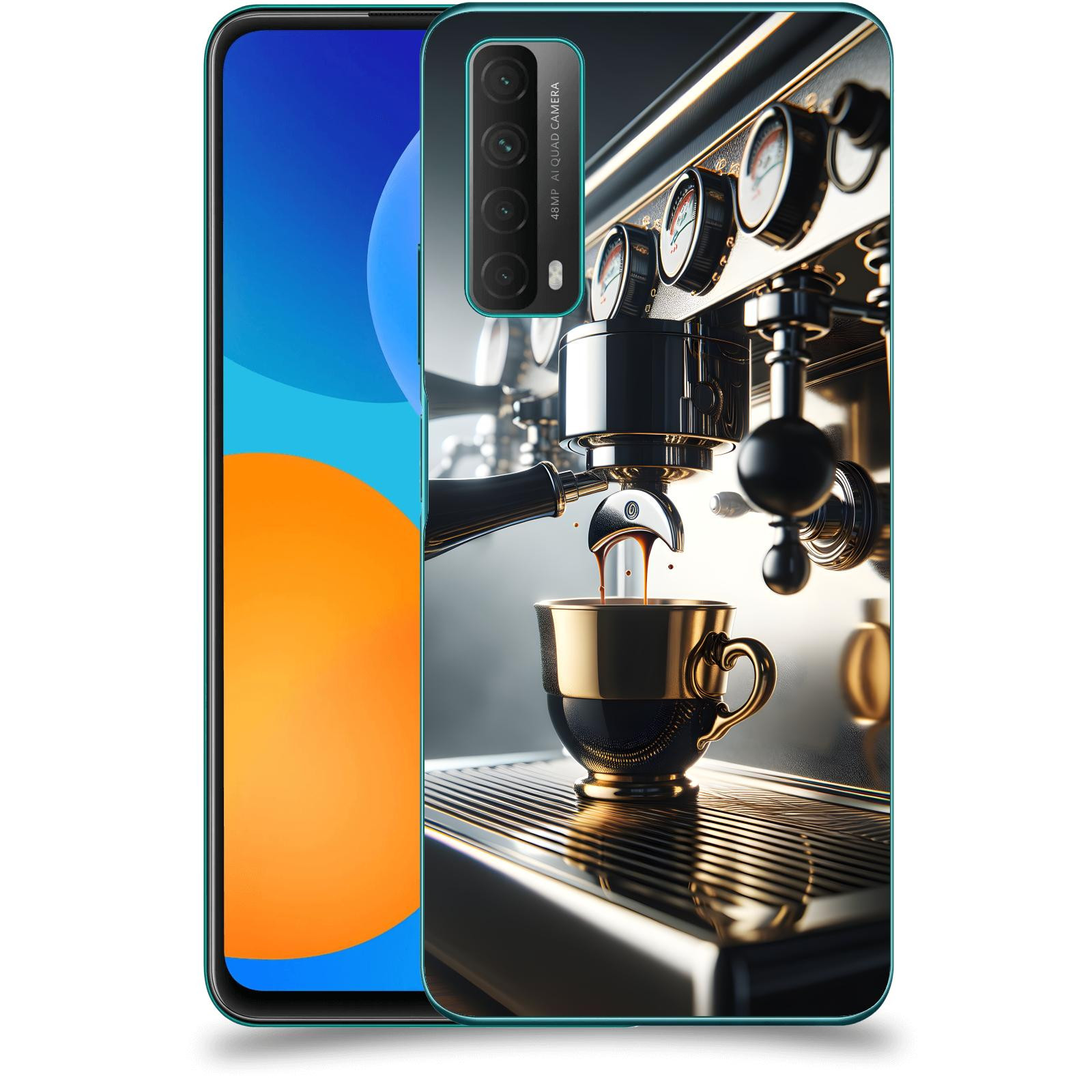 ACOVER Kryt na mobil Huawei P Smart 2021 - Coffee maker