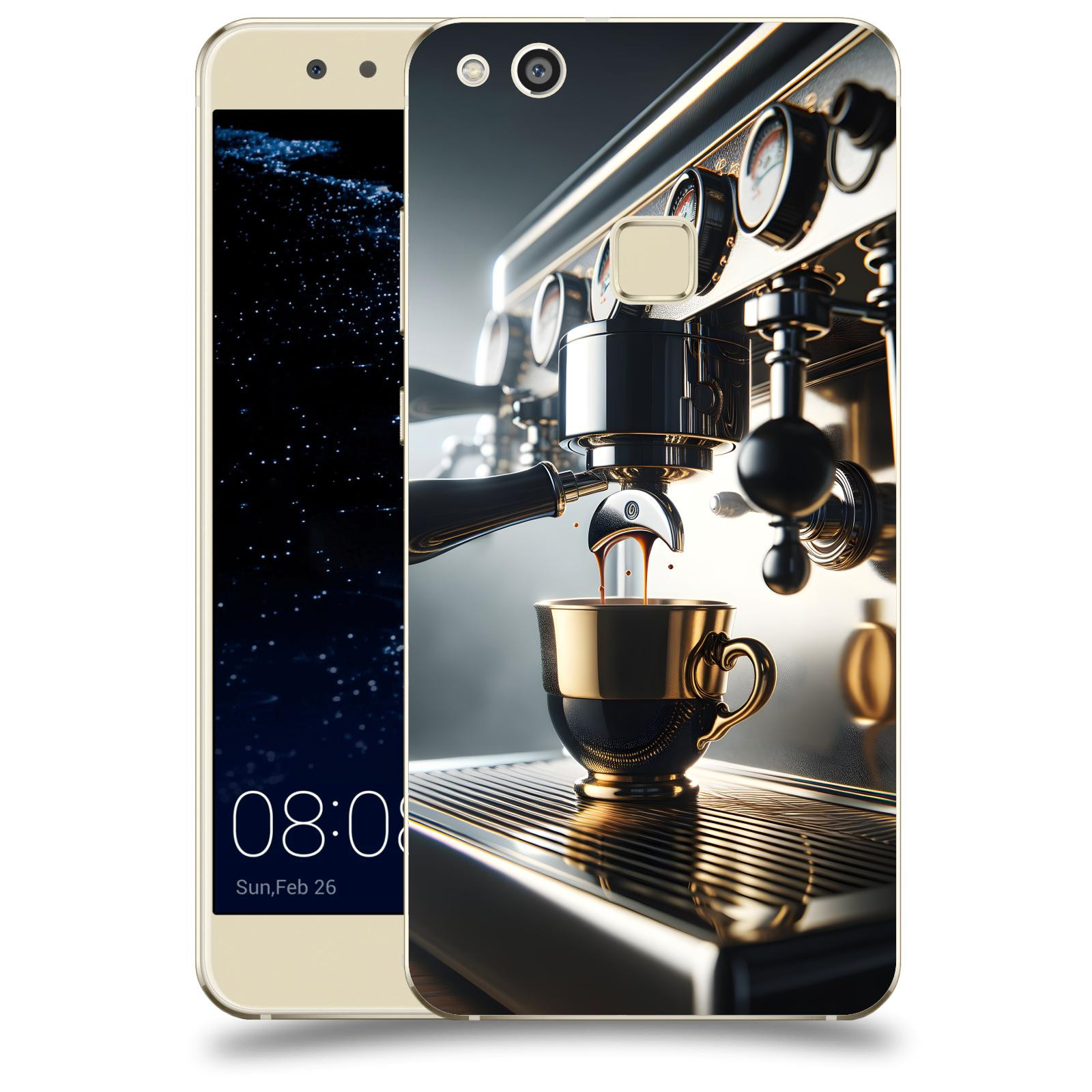 ACOVER Kryt na mobil Huawei P10 Lite - Coffee maker
