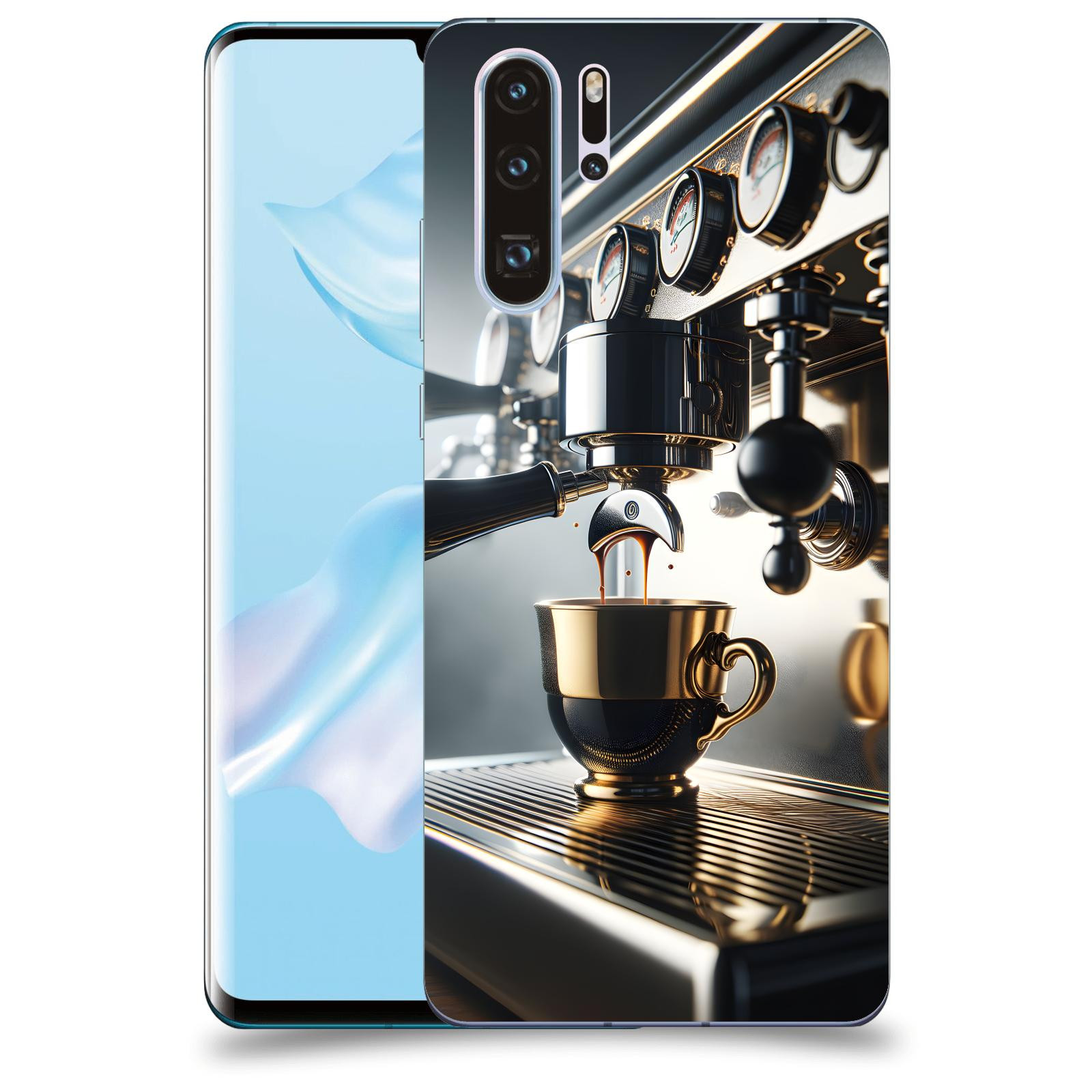 ACOVER Kryt na mobil Huawei P30 - Coffee maker