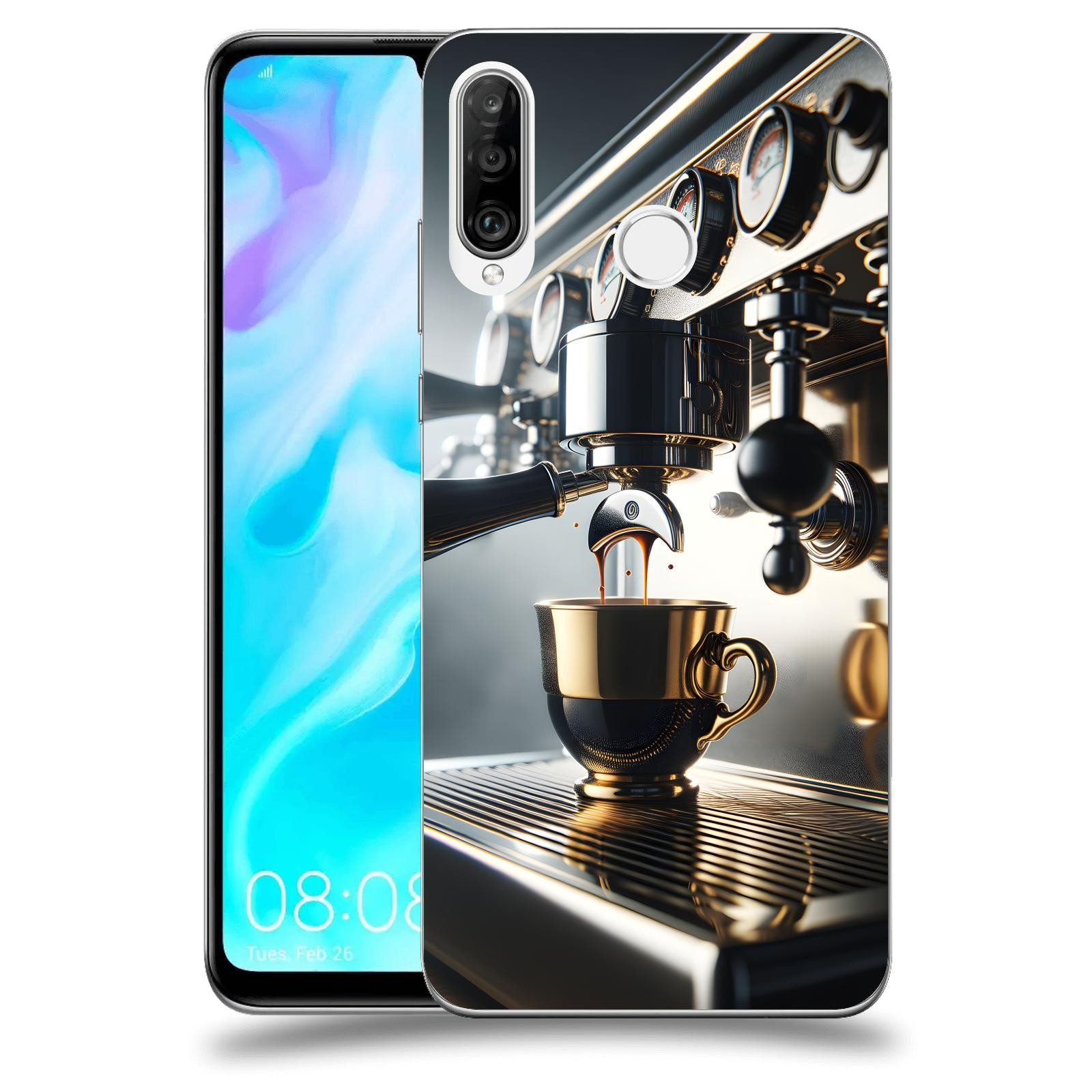 ACOVER Kryt na mobil Huawei P30 Lite - Coffee maker