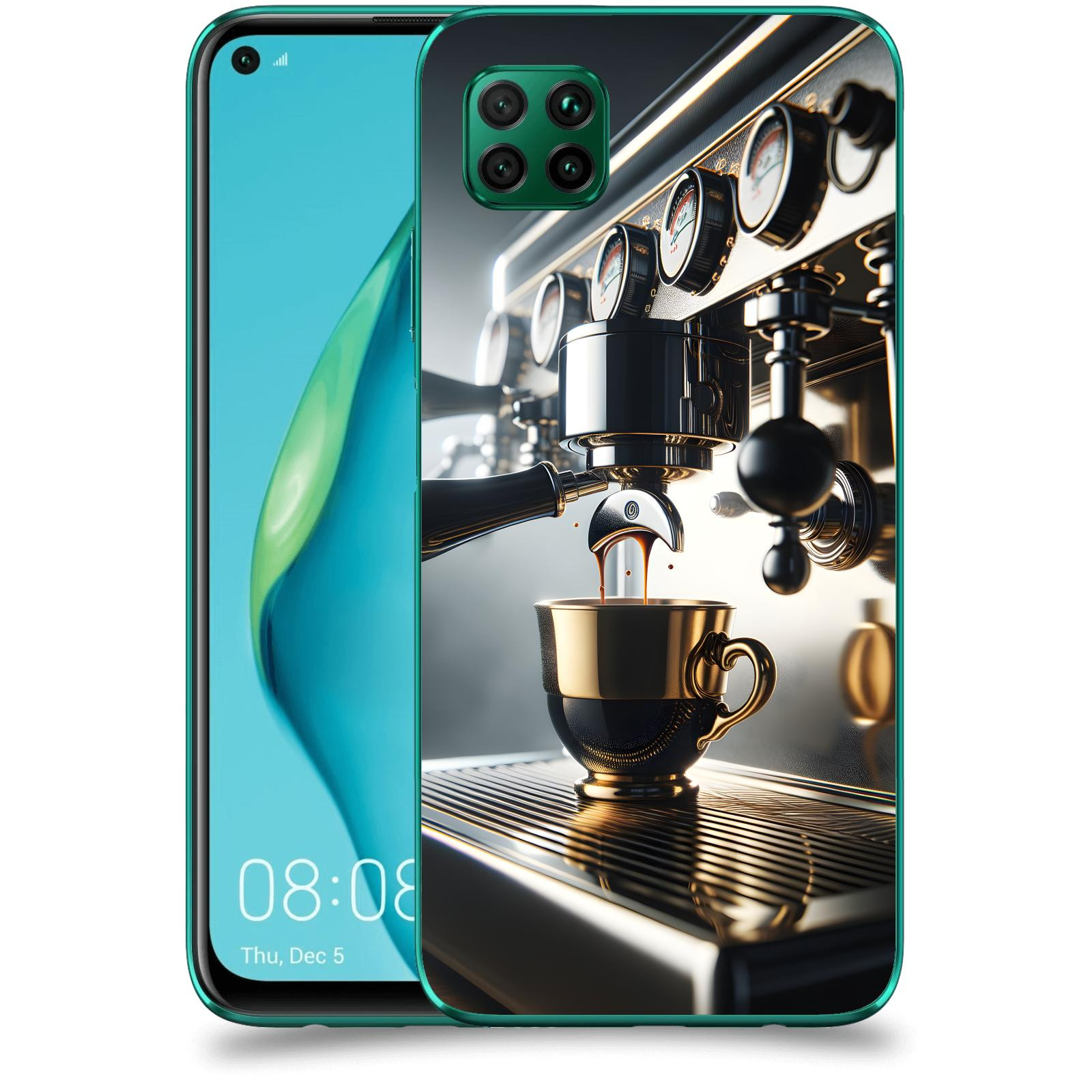 ACOVER Kryt na mobil Huawei P40 Lite - Coffee maker