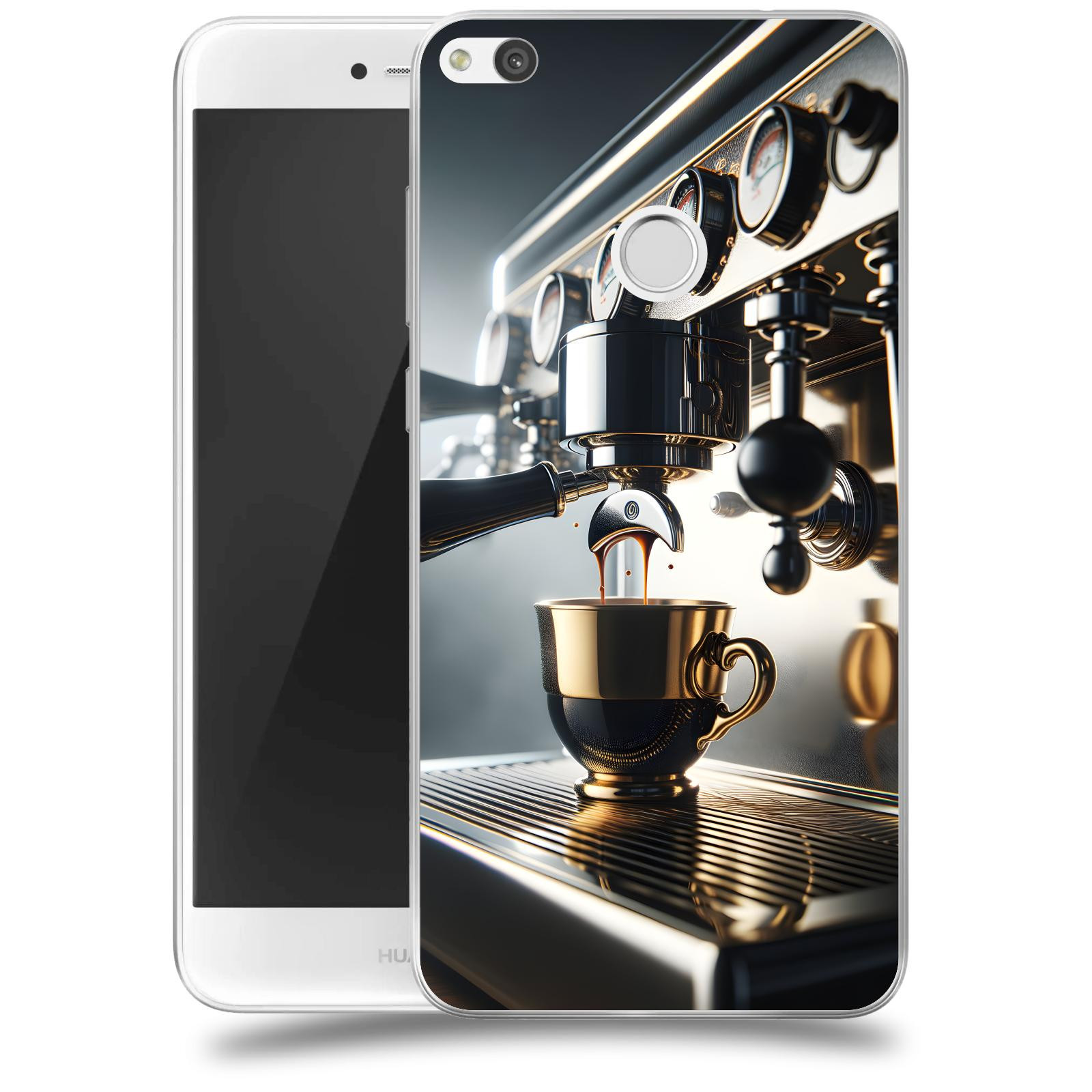 ACOVER Kryt na mobil Huawei P9 Lite 2017 - Coffee maker