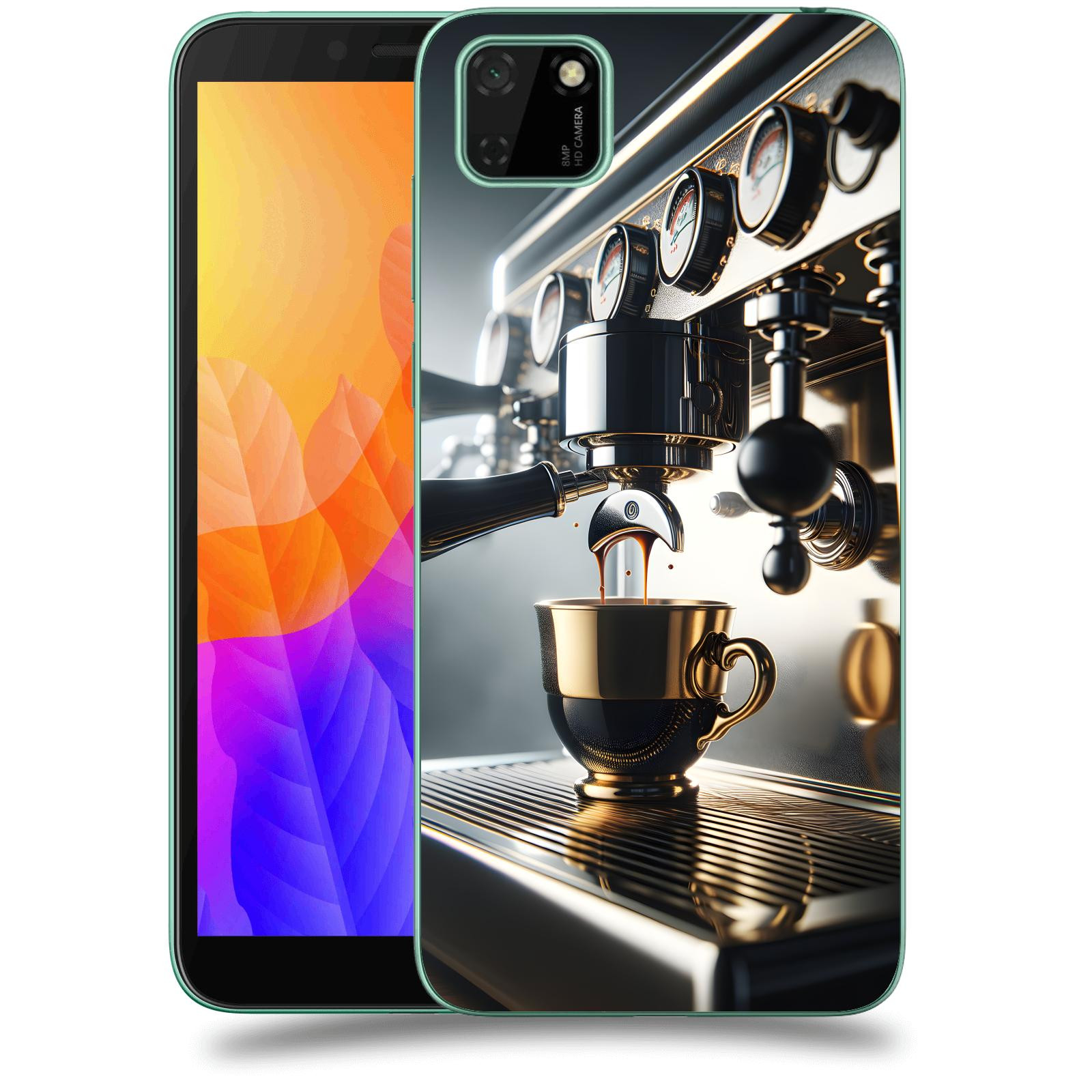 ACOVER Kryt na mobil Huawei Y5P - Coffee maker