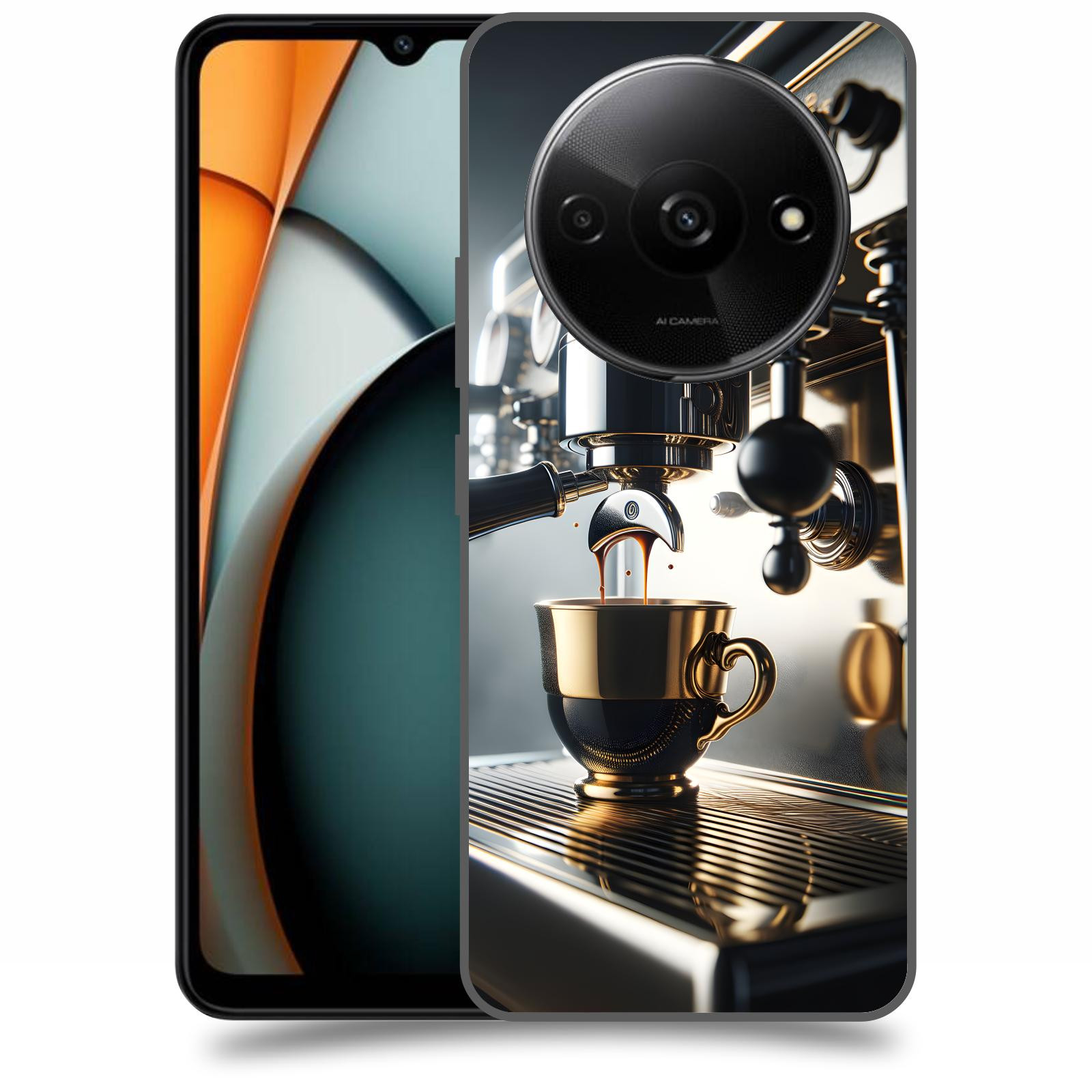 ACOVER Kryt na mobil Xiaomi Redmi A3 - Coffee maker