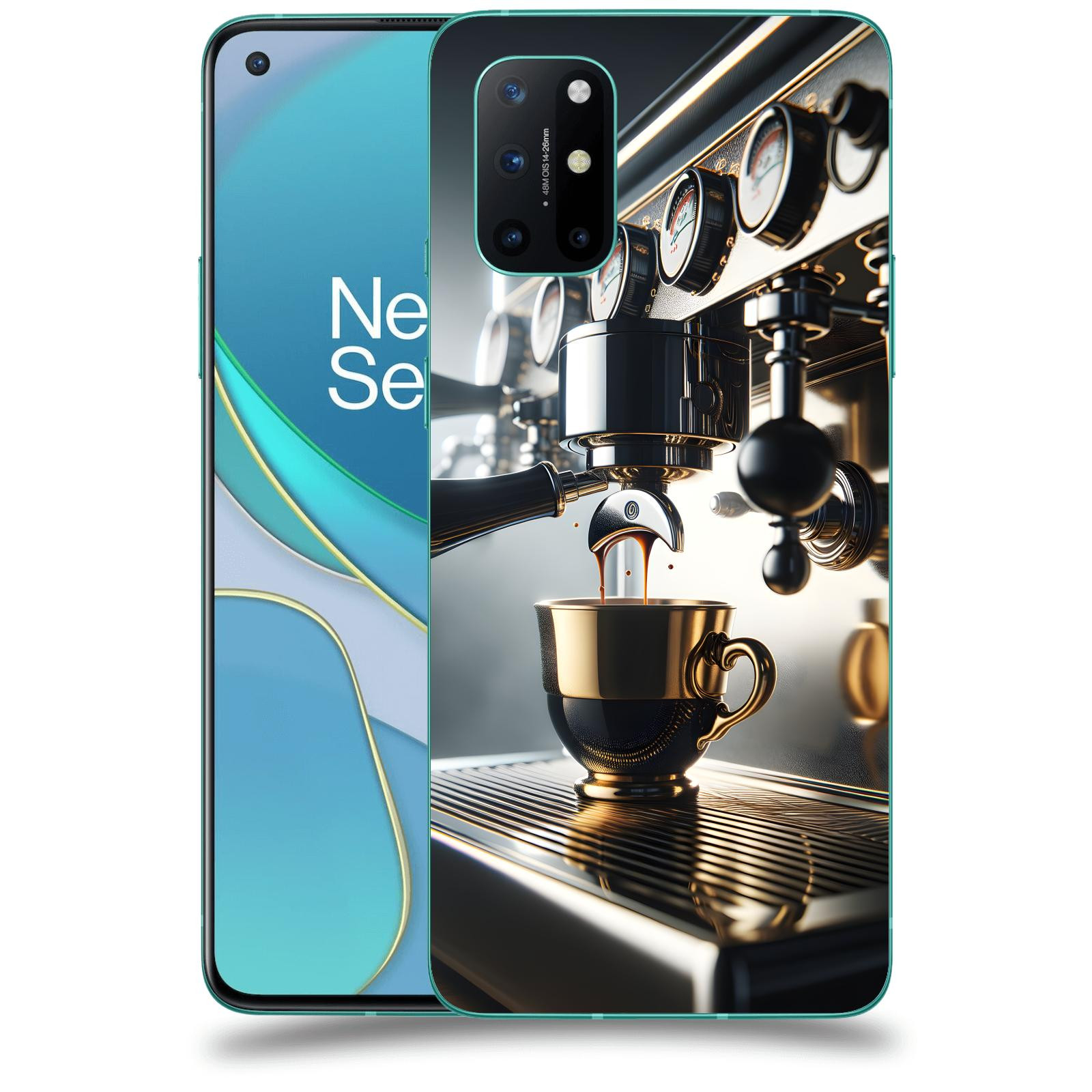 ACOVER Kryt na mobil OnePlus 8T - Coffee maker