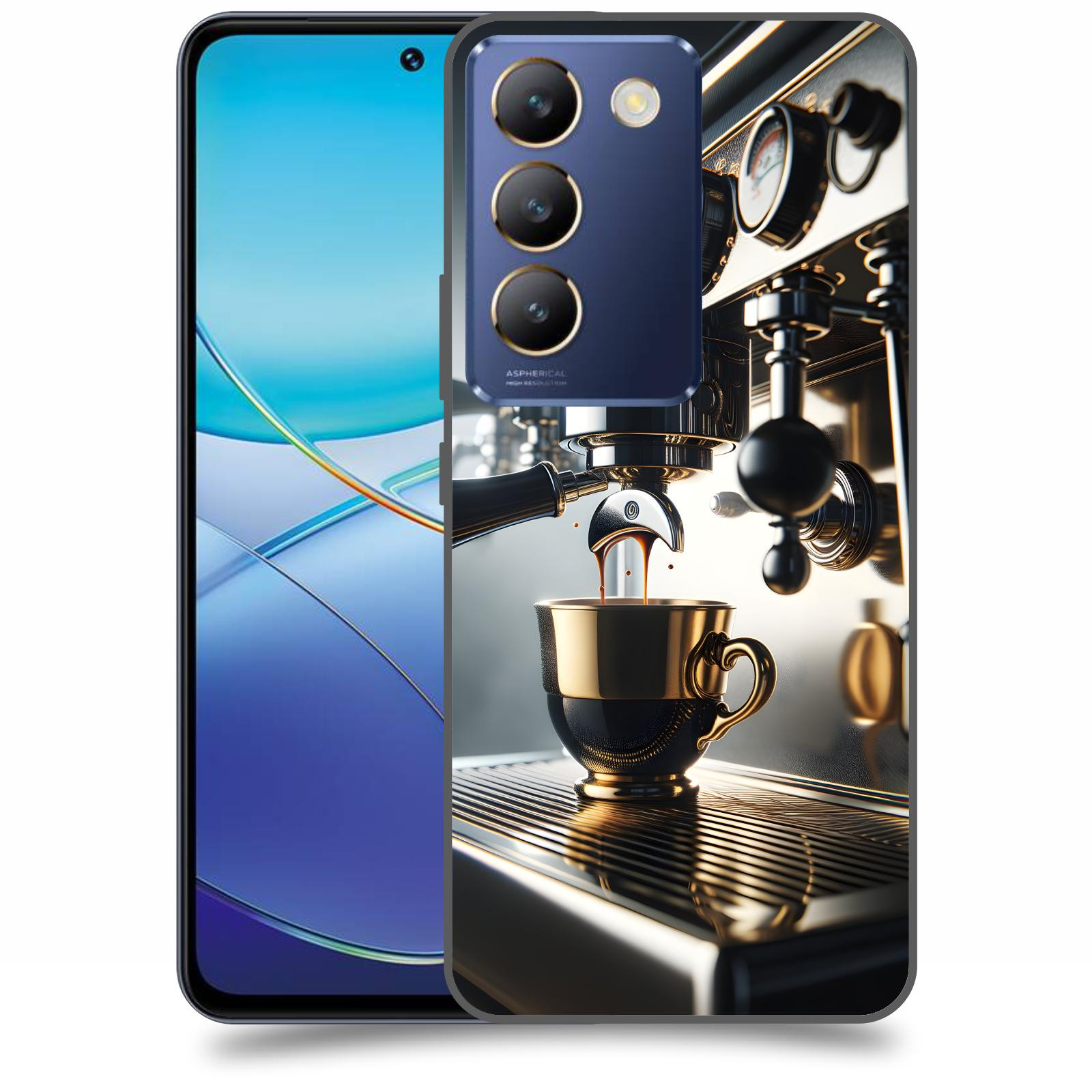 ACOVER Kryt na mobil Vivo V40SE - Coffee maker