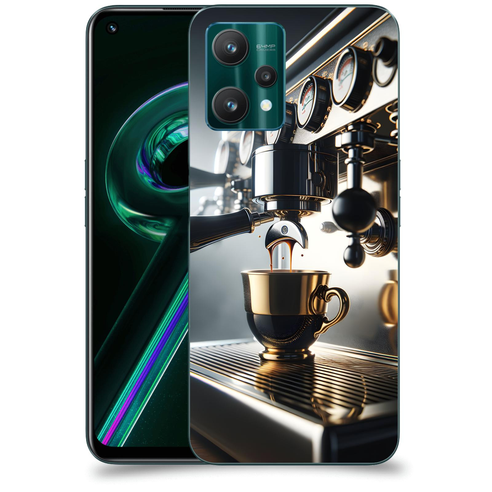 ACOVER Kryt na mobil Realme 9 Pro 5G - Coffee maker