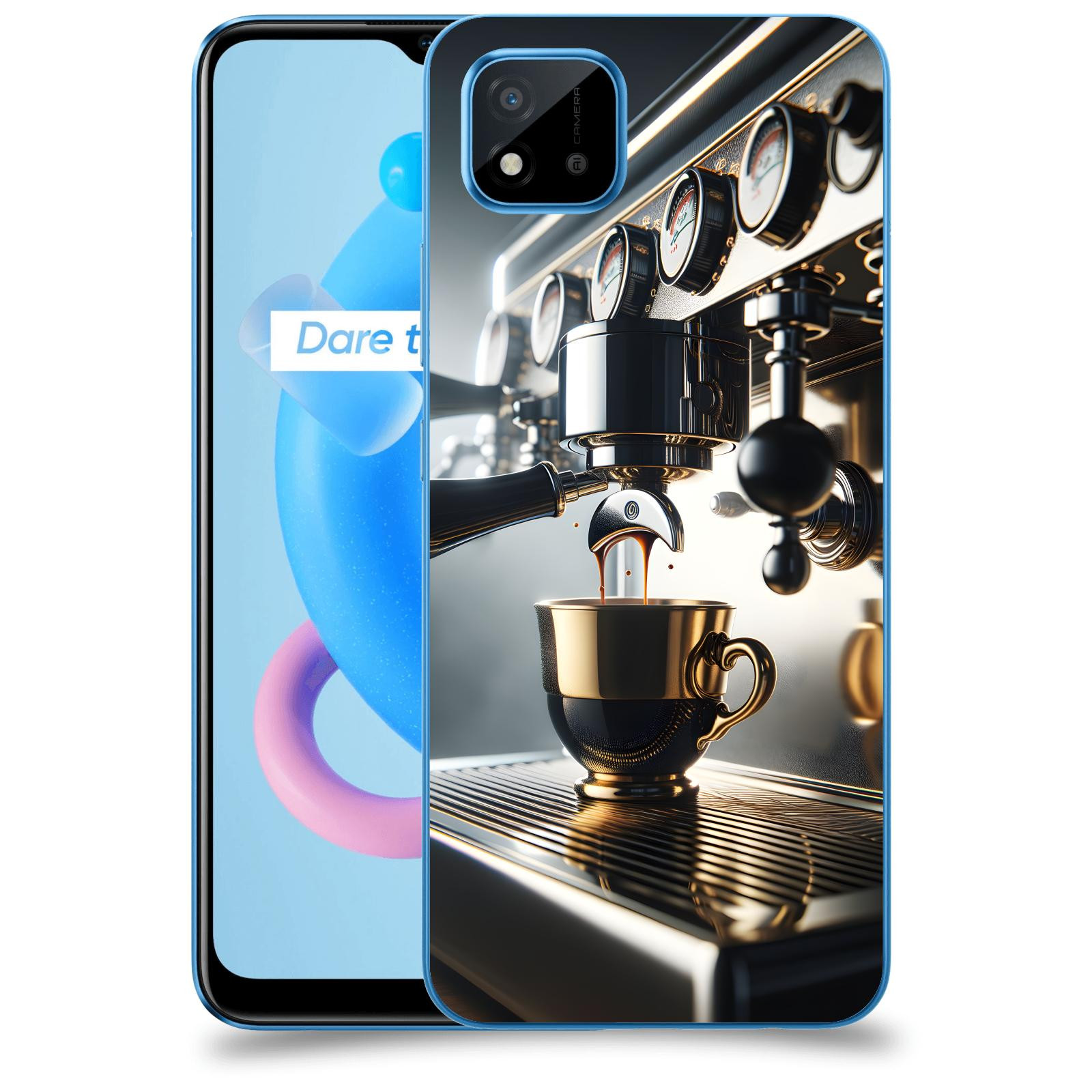 ACOVER Kryt na mobil Realme C11 (2021) - Coffee maker