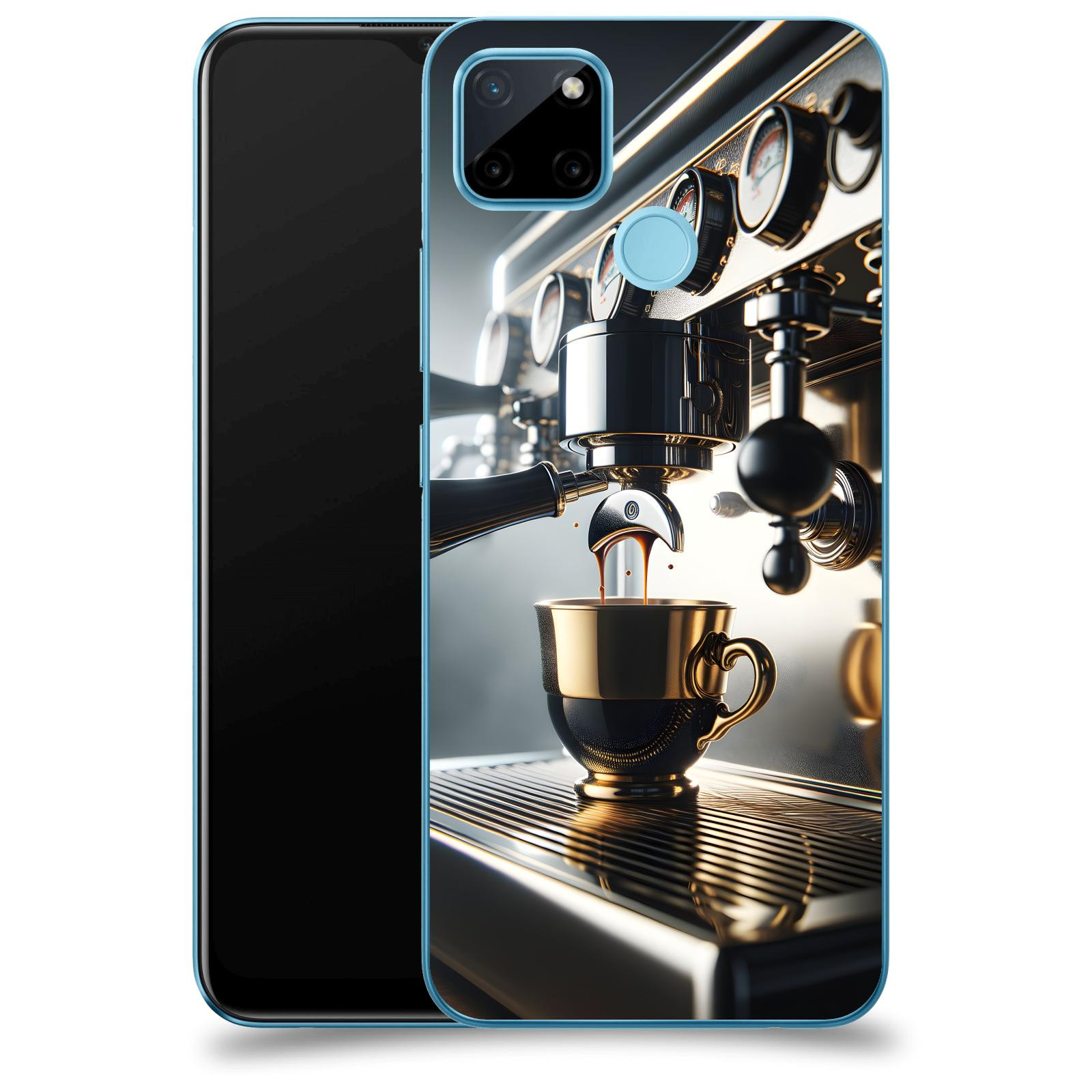 ACOVER Kryt na mobil Realme C21Y - Coffee maker