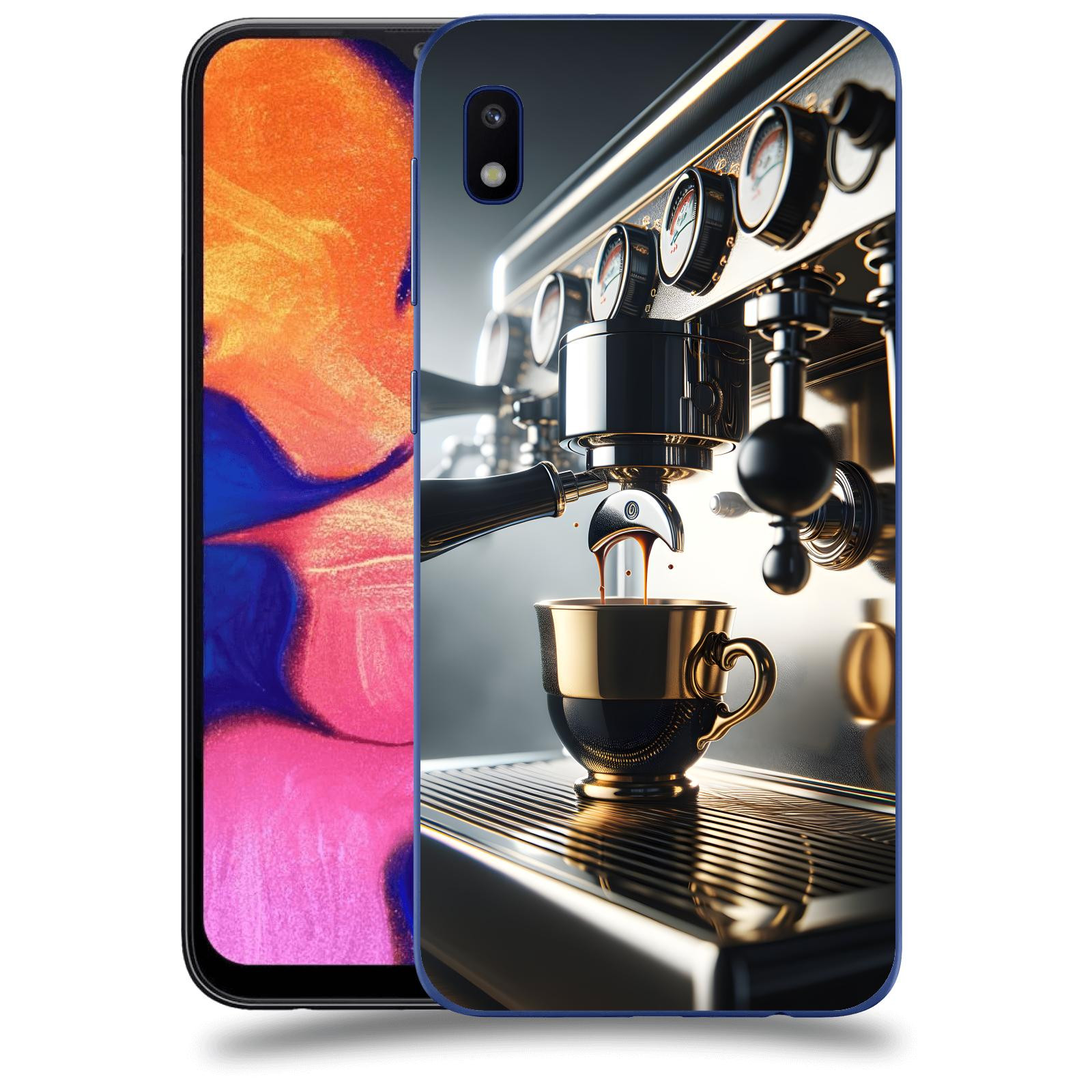 ACOVER Kryt na mobil Samsung Galaxy A10 A105F - Coffee maker