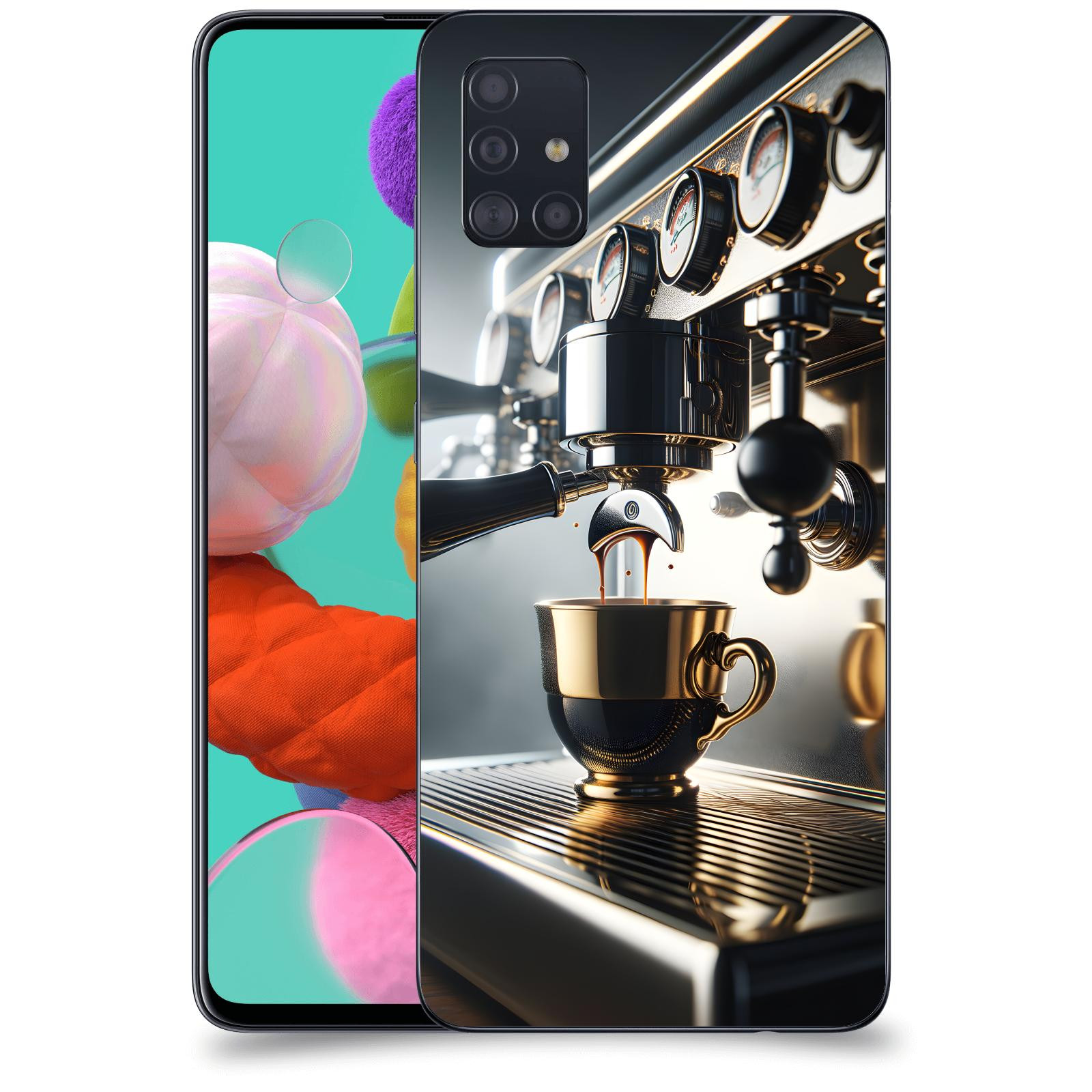 ACOVER Kryt na mobil Samsung Galaxy A51 A515F - Coffee maker