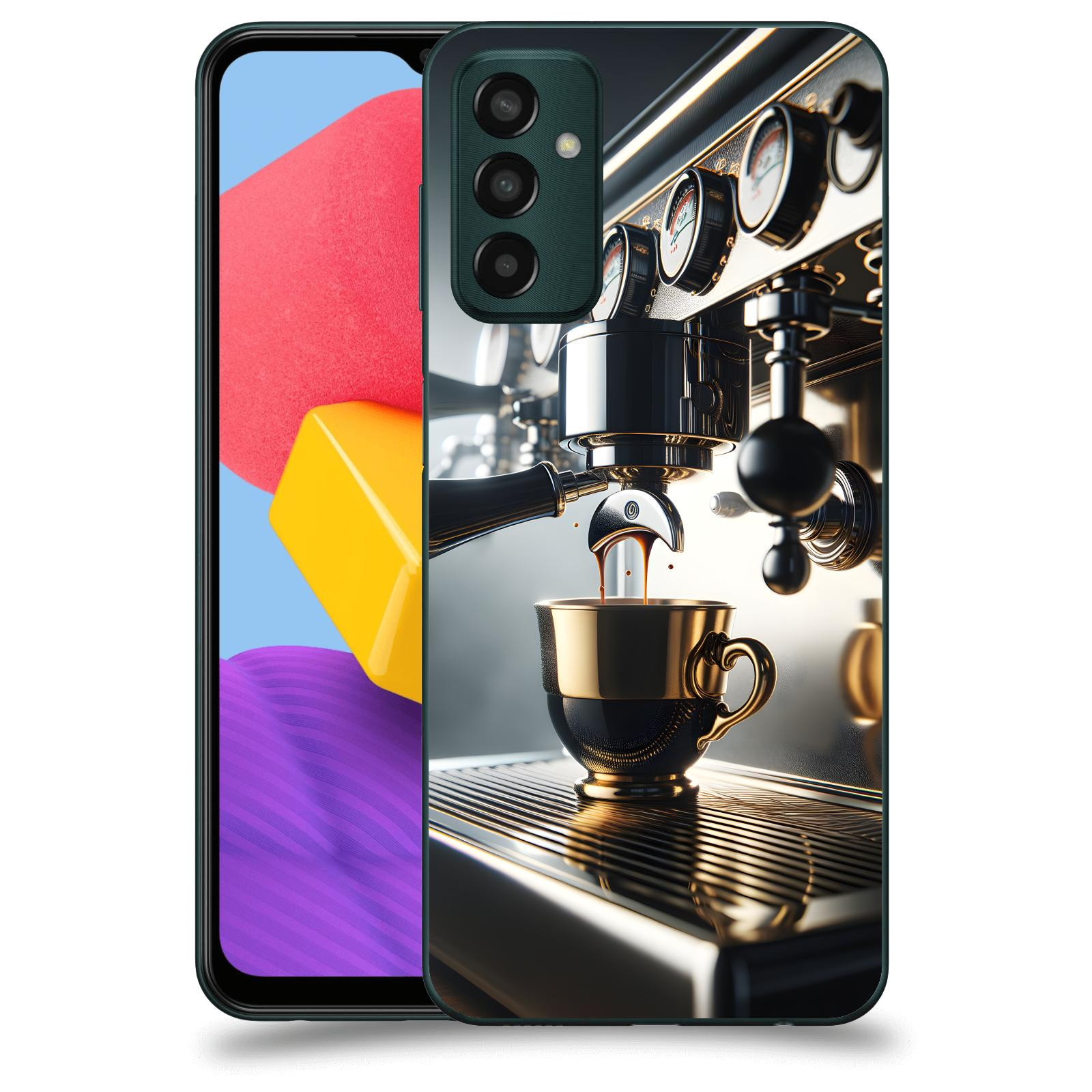 ACOVER Kryt na mobil Samsung Galaxy M13 M135F - Coffee maker
