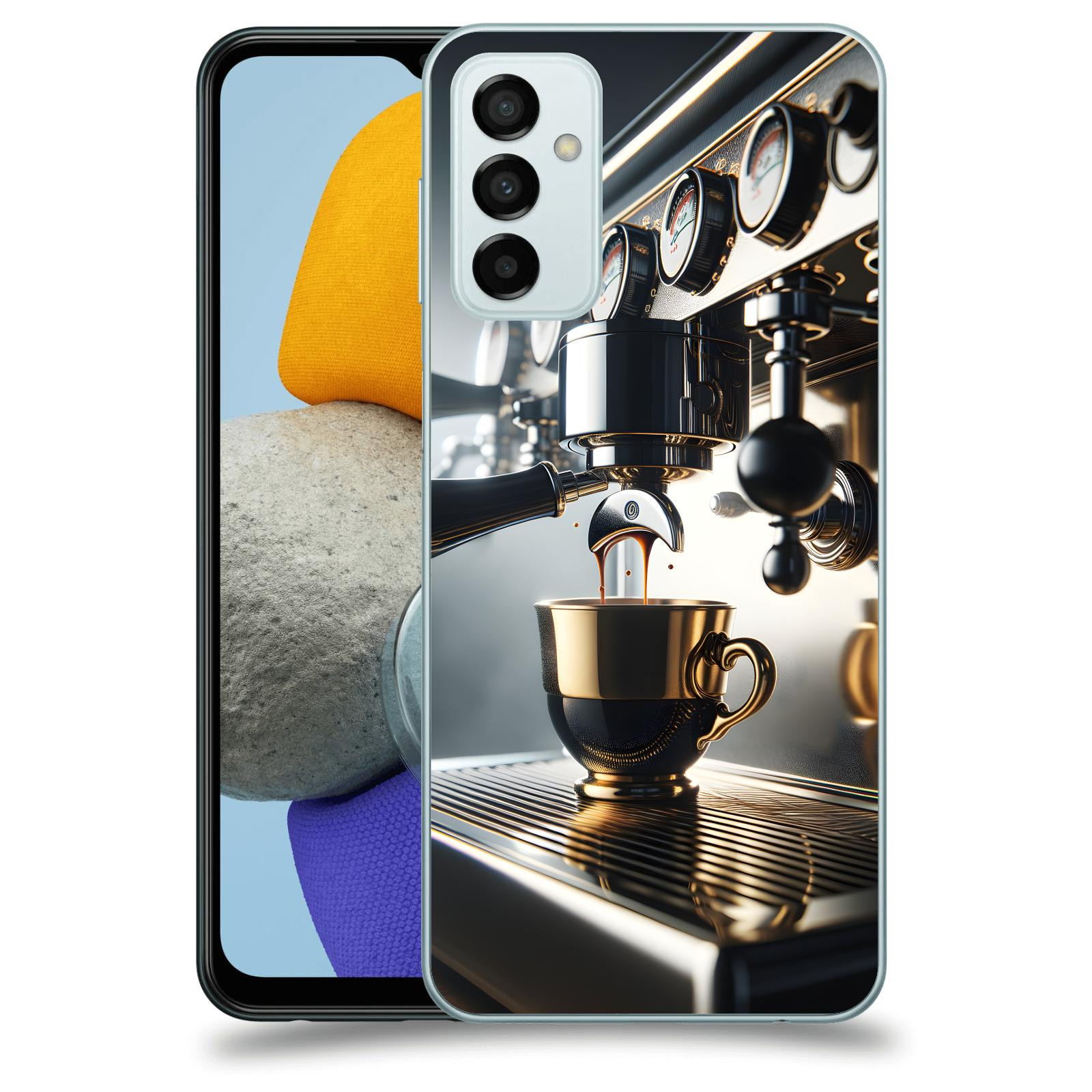 ACOVER Kryt na mobil Samsung Galaxy M23 5G - Coffee maker