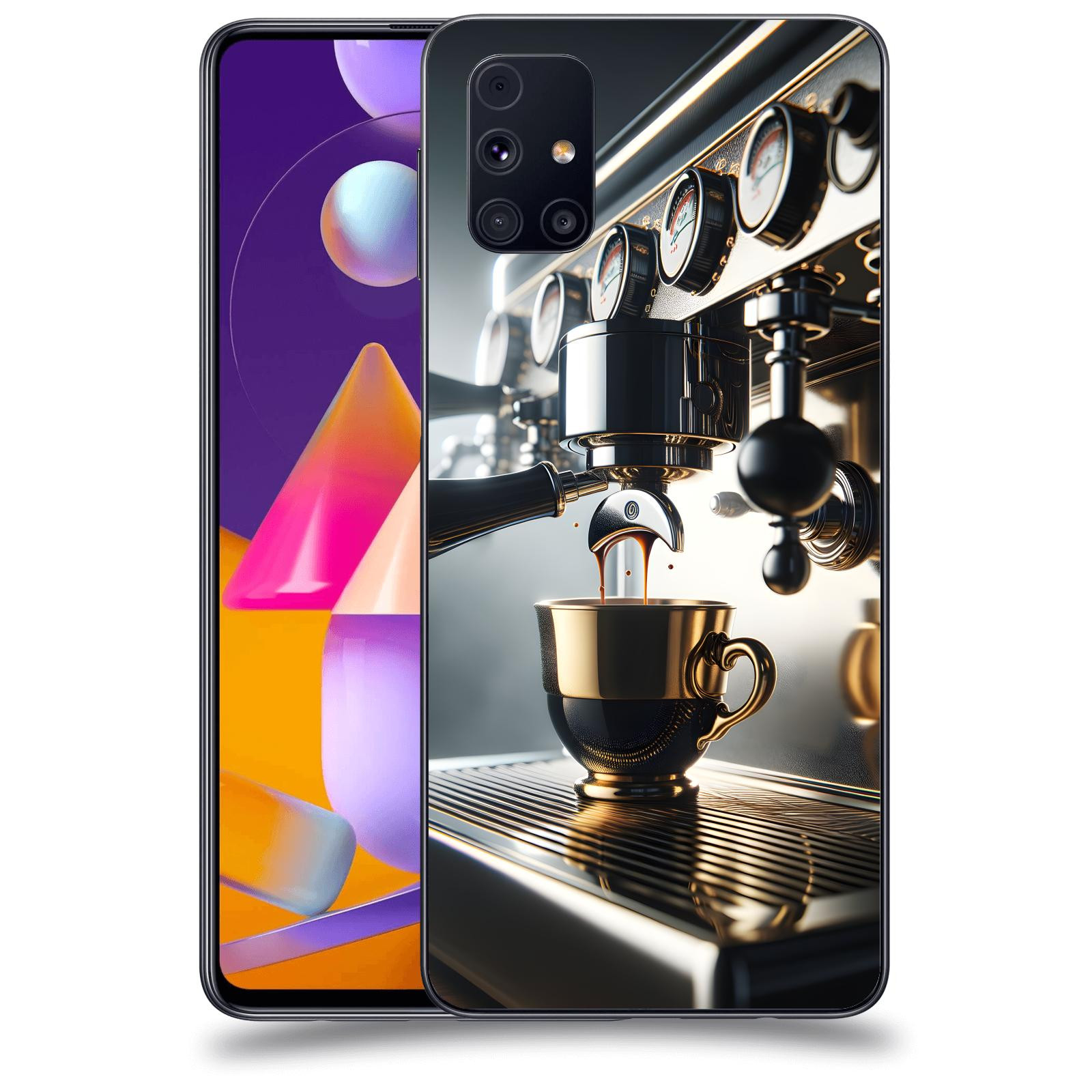 ACOVER Kryt na mobil Samsung Galaxy M31s - Coffee maker