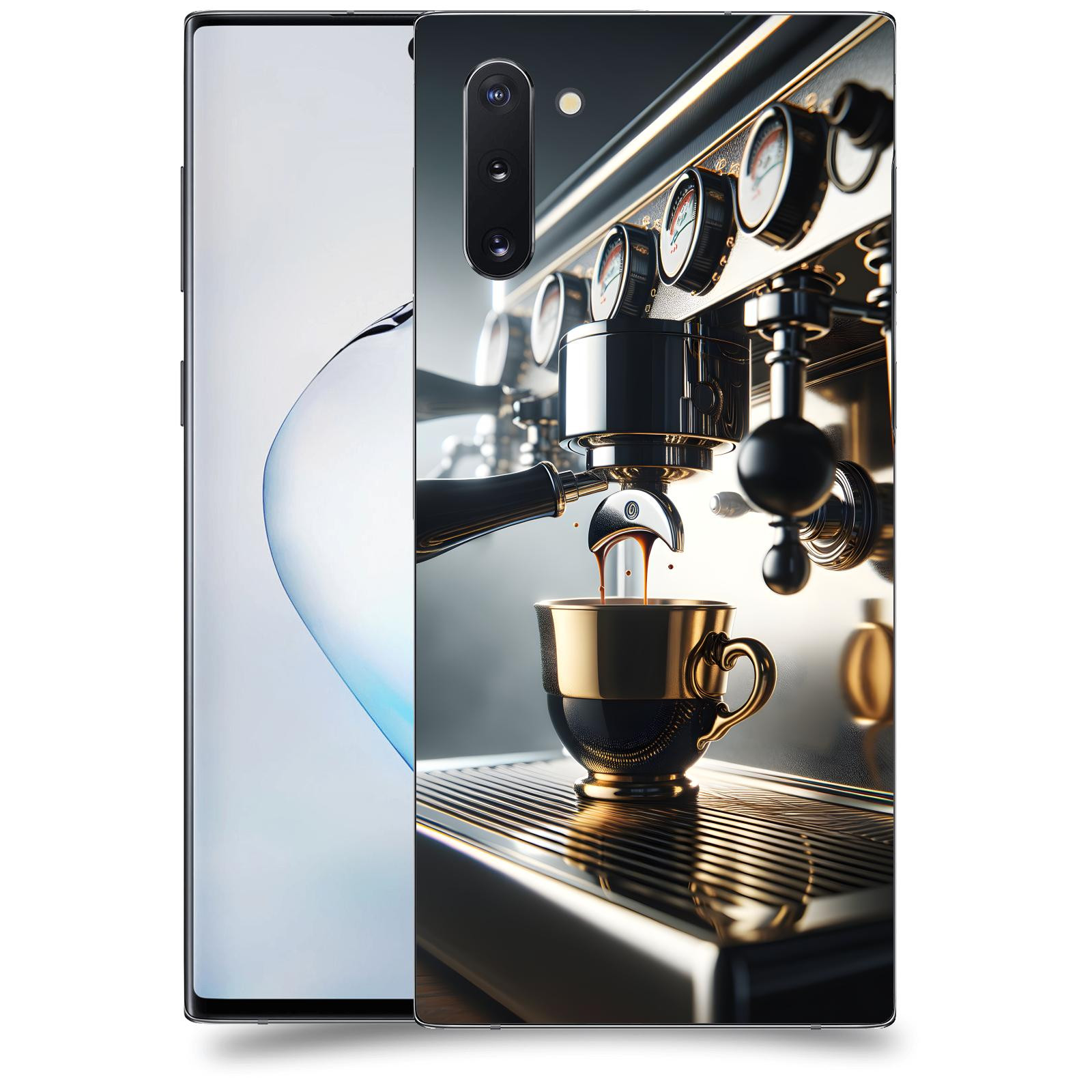 ACOVER Kryt na mobil Samsung Galaxy Note 10 N970F - Coffee maker