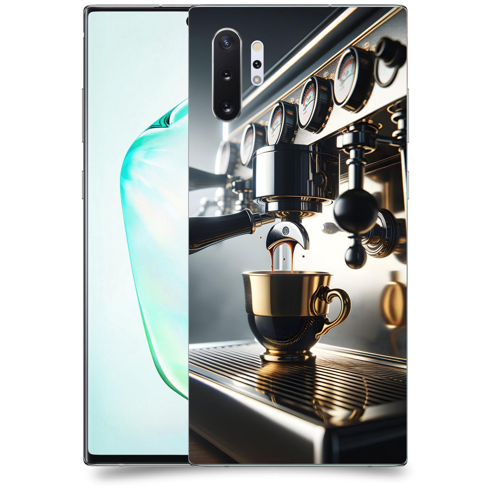 ACOVER Kryt na mobil Samsung Galaxy Note 10+ N975F - Coffee maker