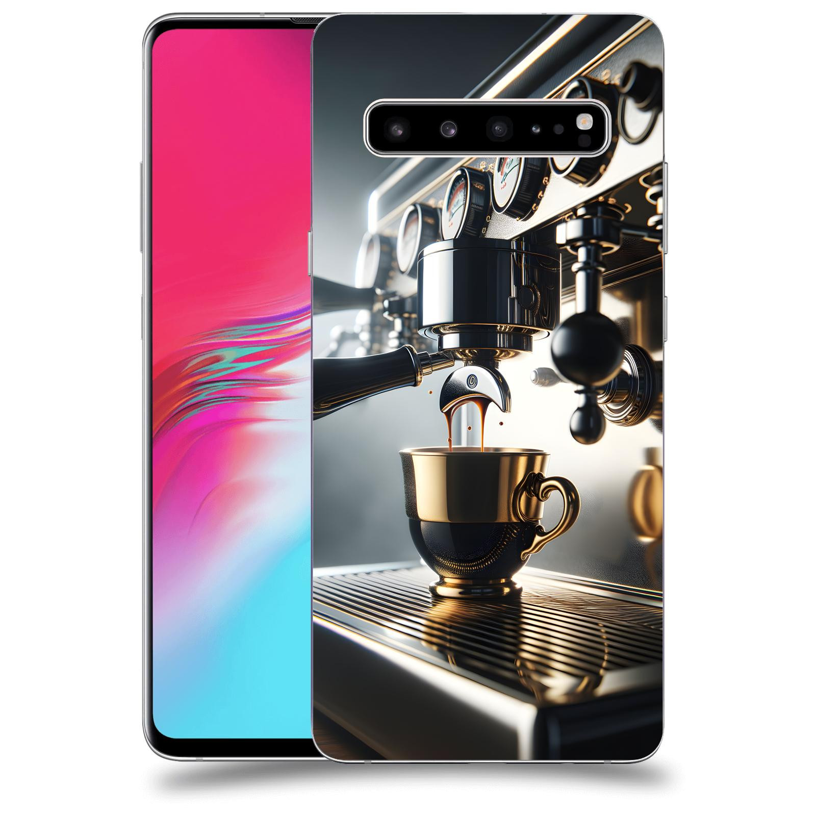 ACOVER Kryt na mobil Samsung Galaxy S10 G973 - Coffee maker