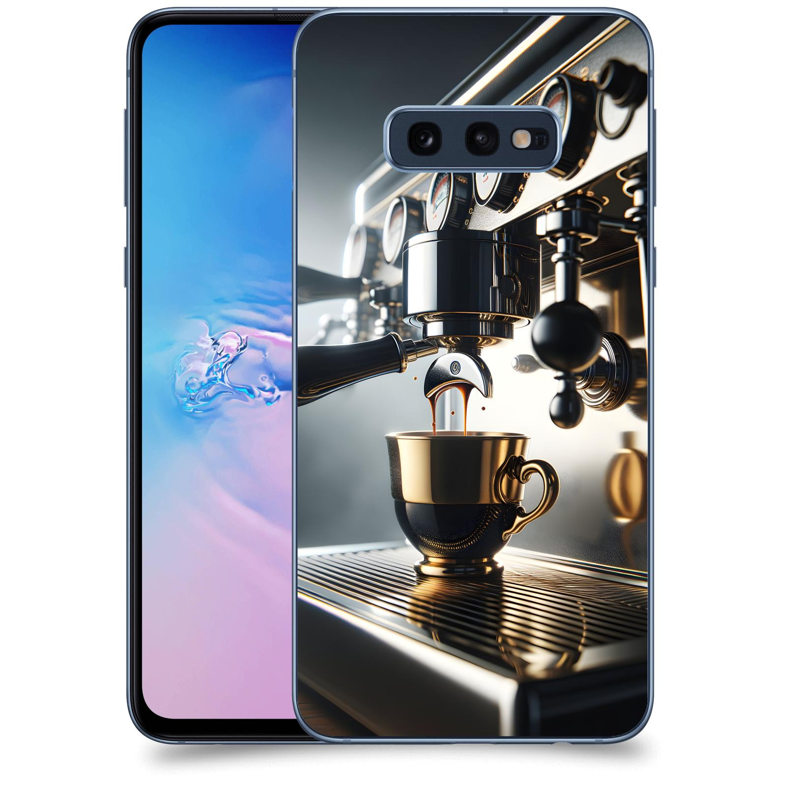 ACOVER Kryt na mobil Samsung Galaxy S10e G970 - Coffee maker