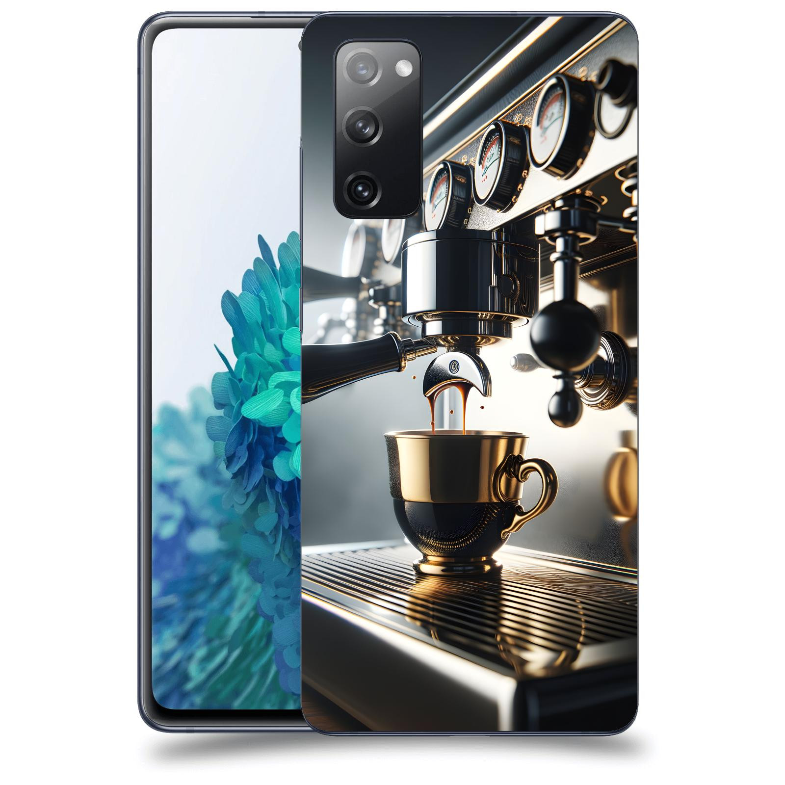 ACOVER Kryt na mobil Samsung Galaxy S20 FE - Coffee maker