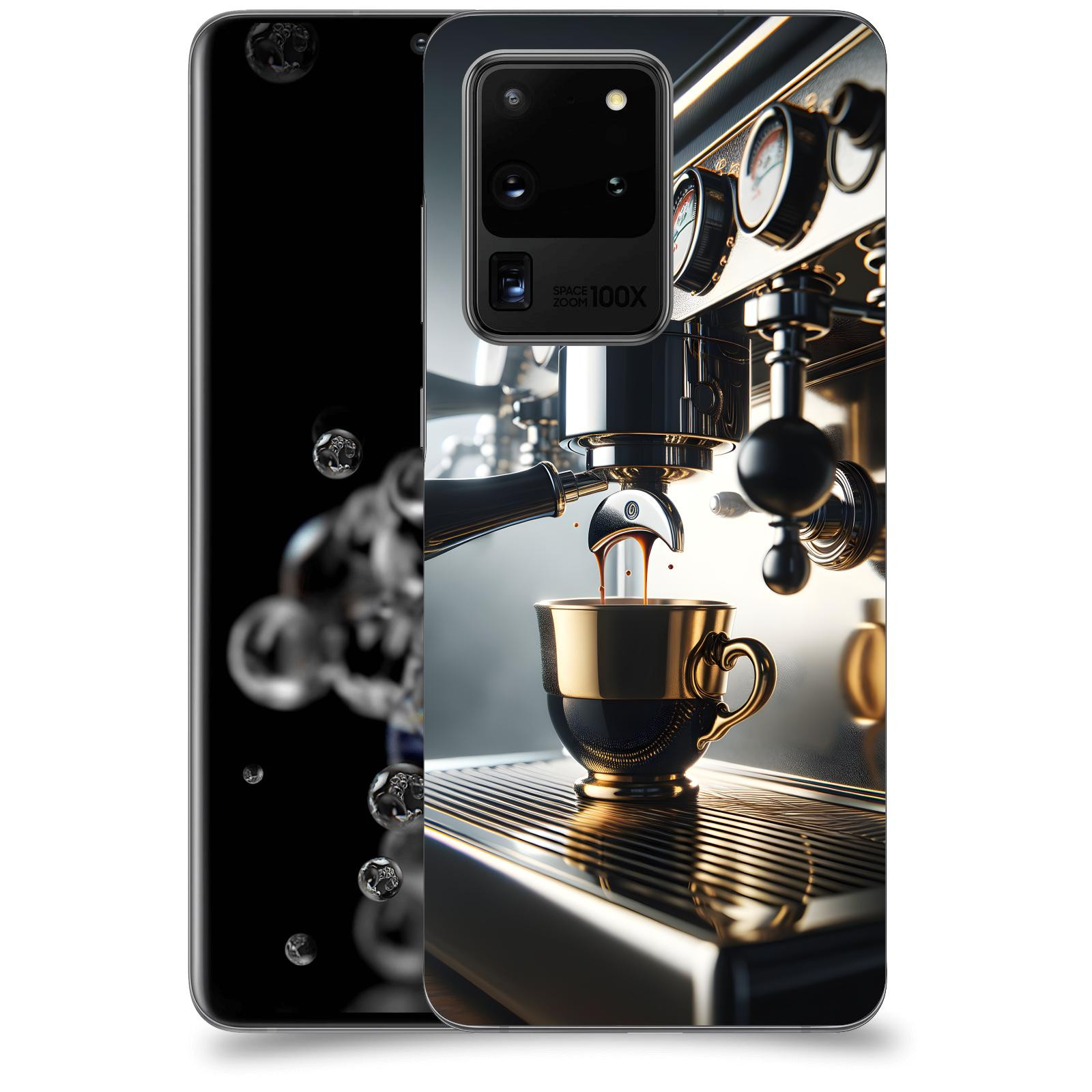 ACOVER Kryt na mobil Samsung Galaxy S20 Ultra 5G G988F - Coffee maker