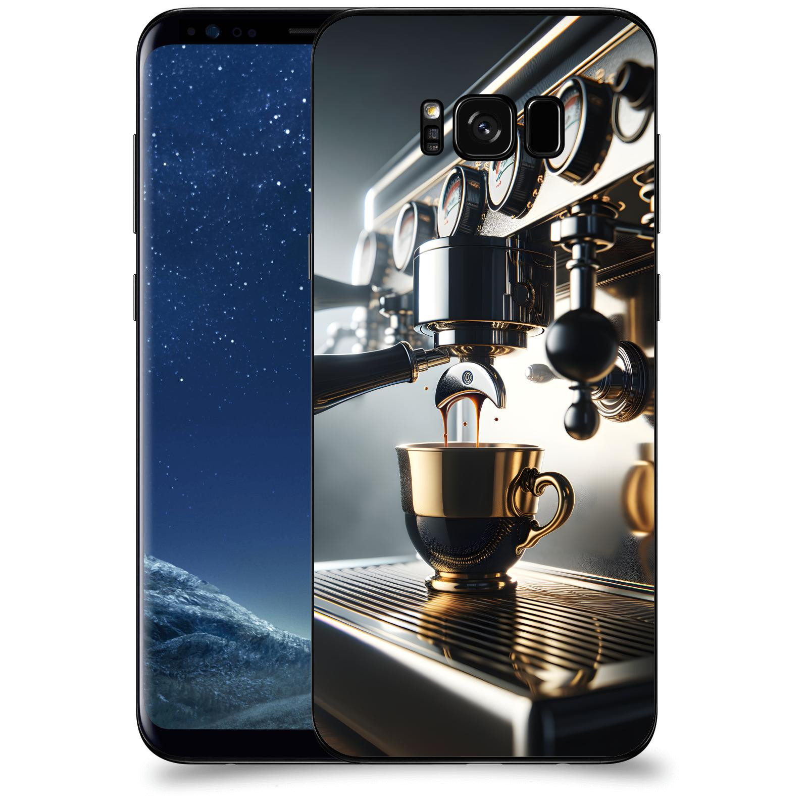 ACOVER Kryt na mobil Samsung Galaxy S8+ G955F - Coffee maker