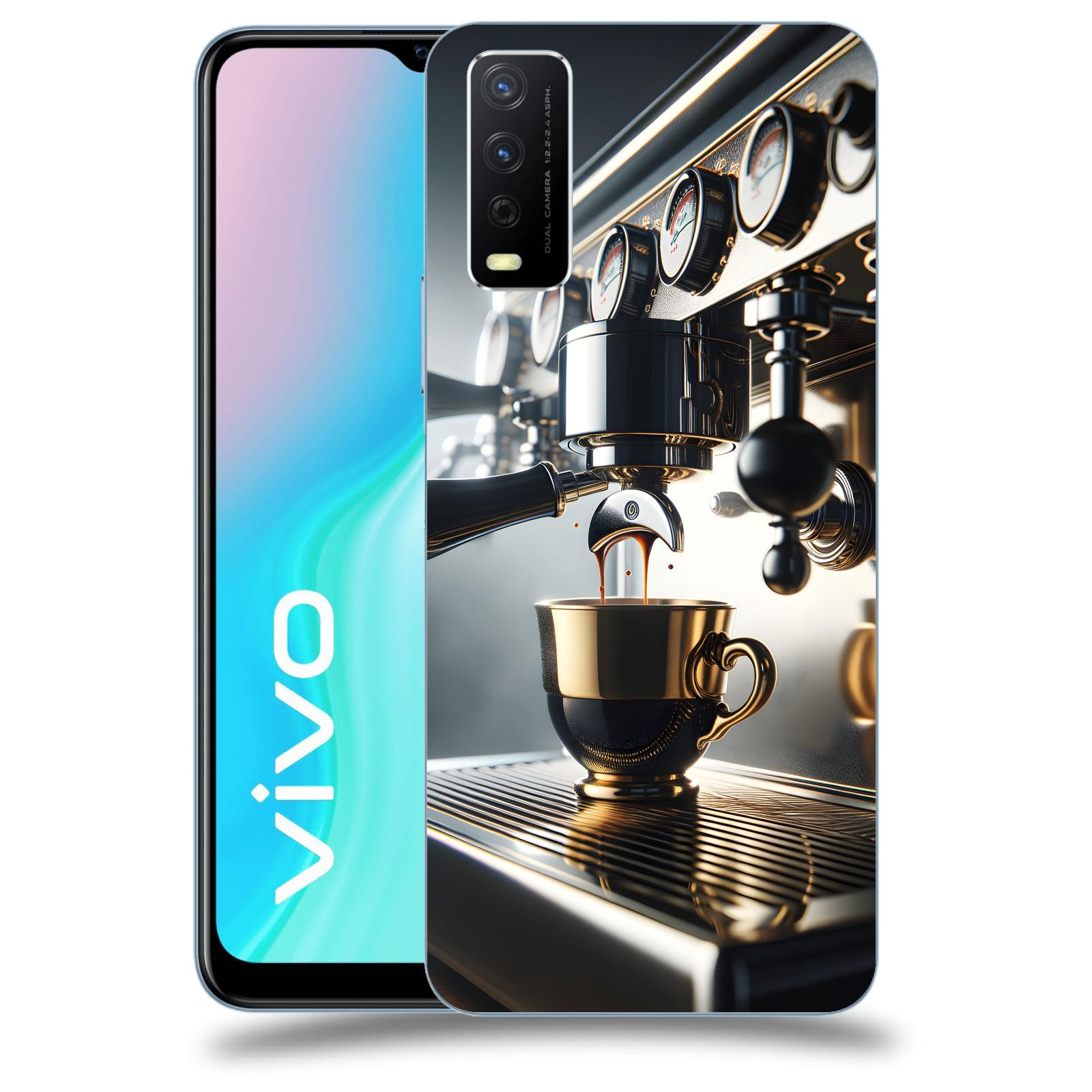 ACOVER Kryt na mobil Vivo Y11s - Coffee maker