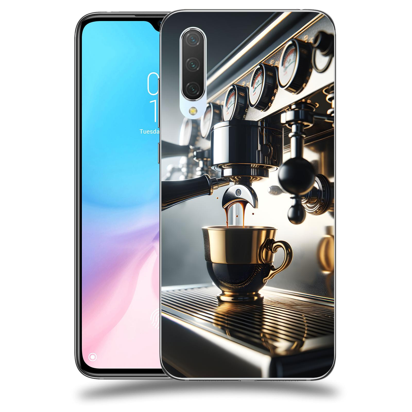 ACOVER Kryt na mobil Xiaomi Mi 9 Lite - Coffee maker
