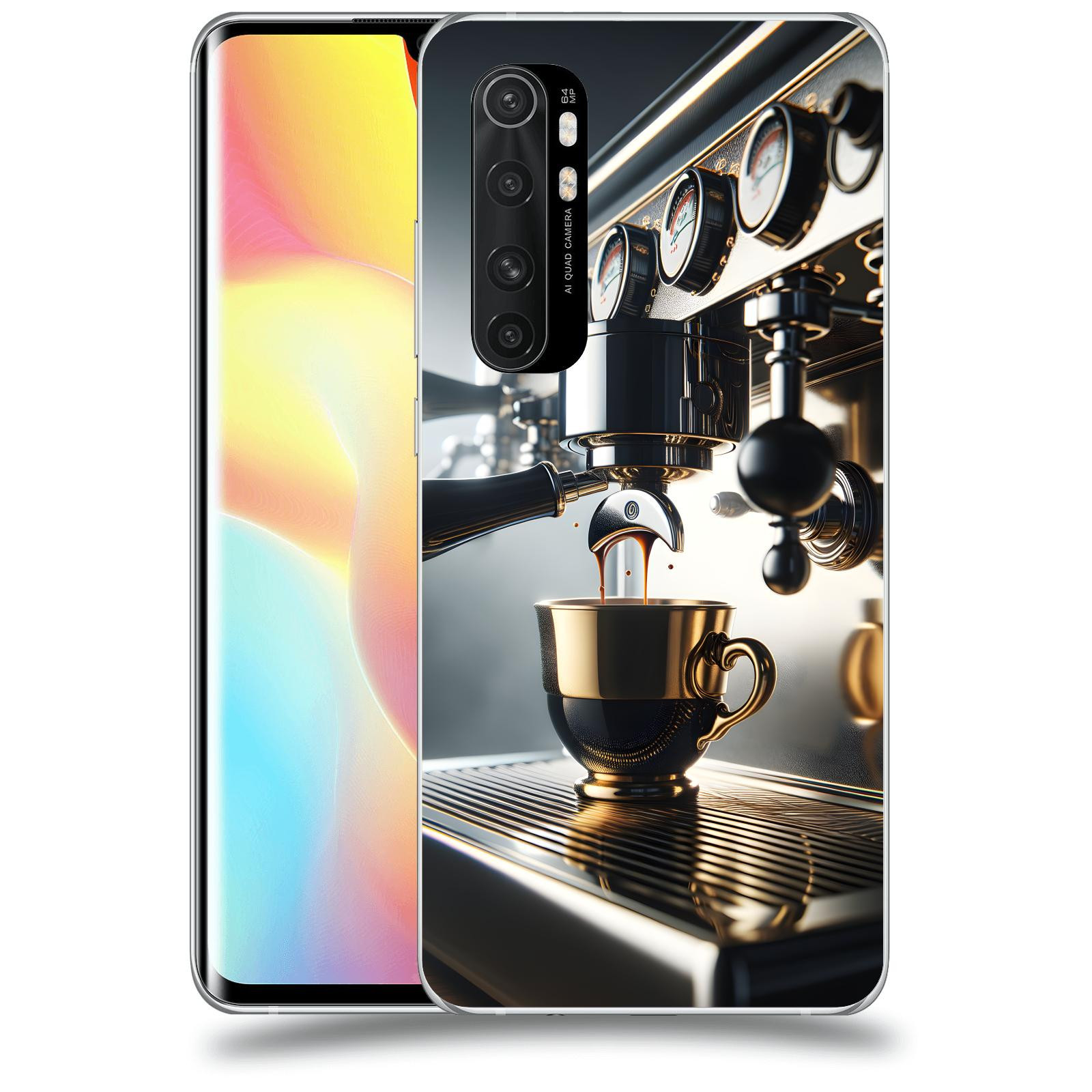 ACOVER Kryt na mobil Xiaomi Mi Note 10 Lite - Coffee maker