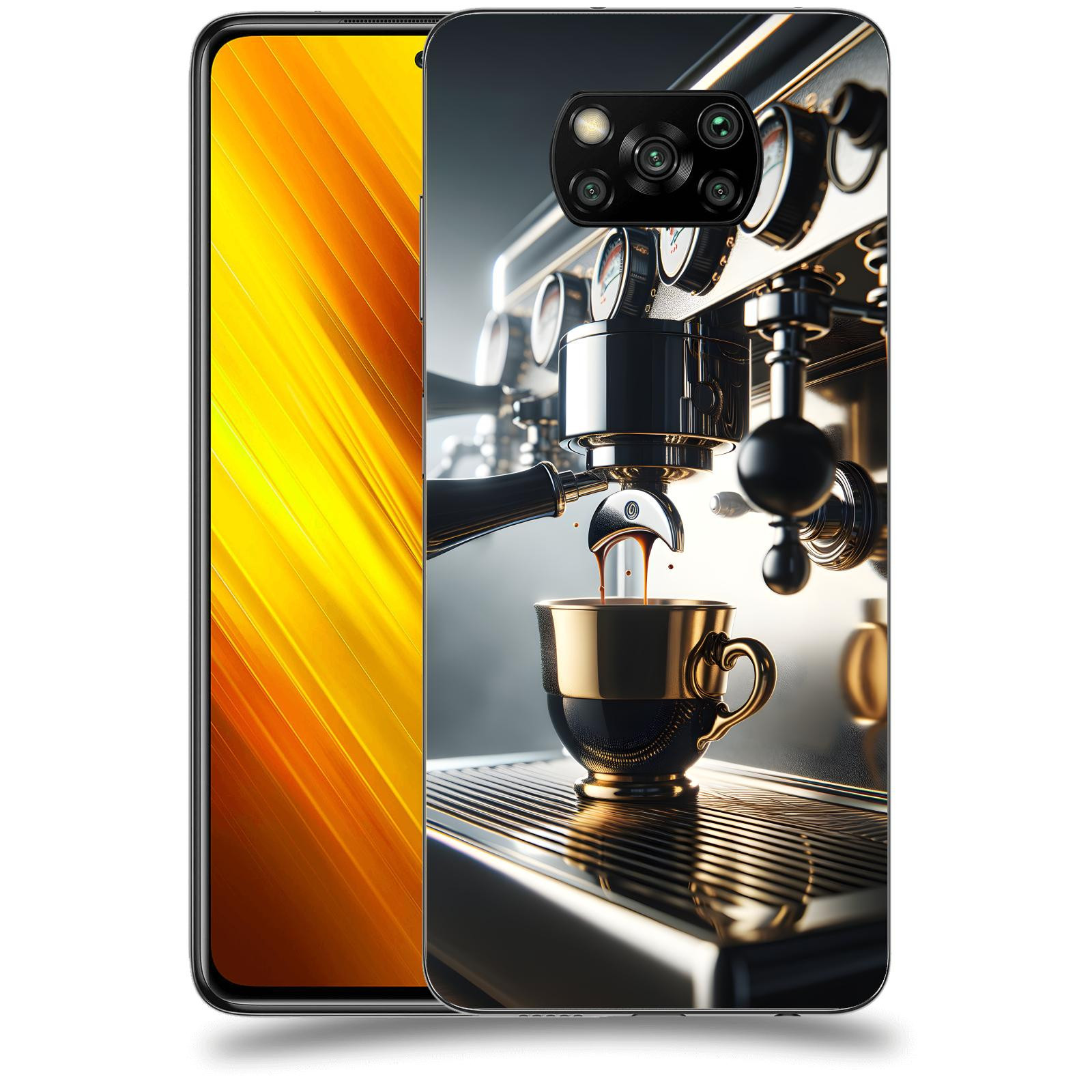 ACOVER Kryt na mobil Xiaomi Poco X3 - Coffee maker