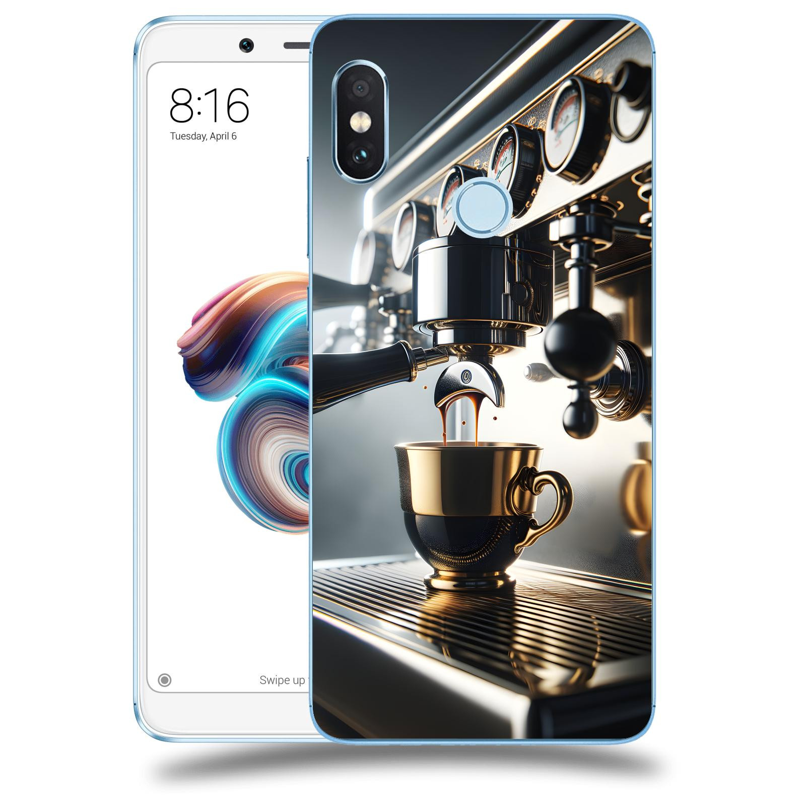 ACOVER Kryt na mobil Xiaomi Redmi Note 5 Global - Coffee maker
