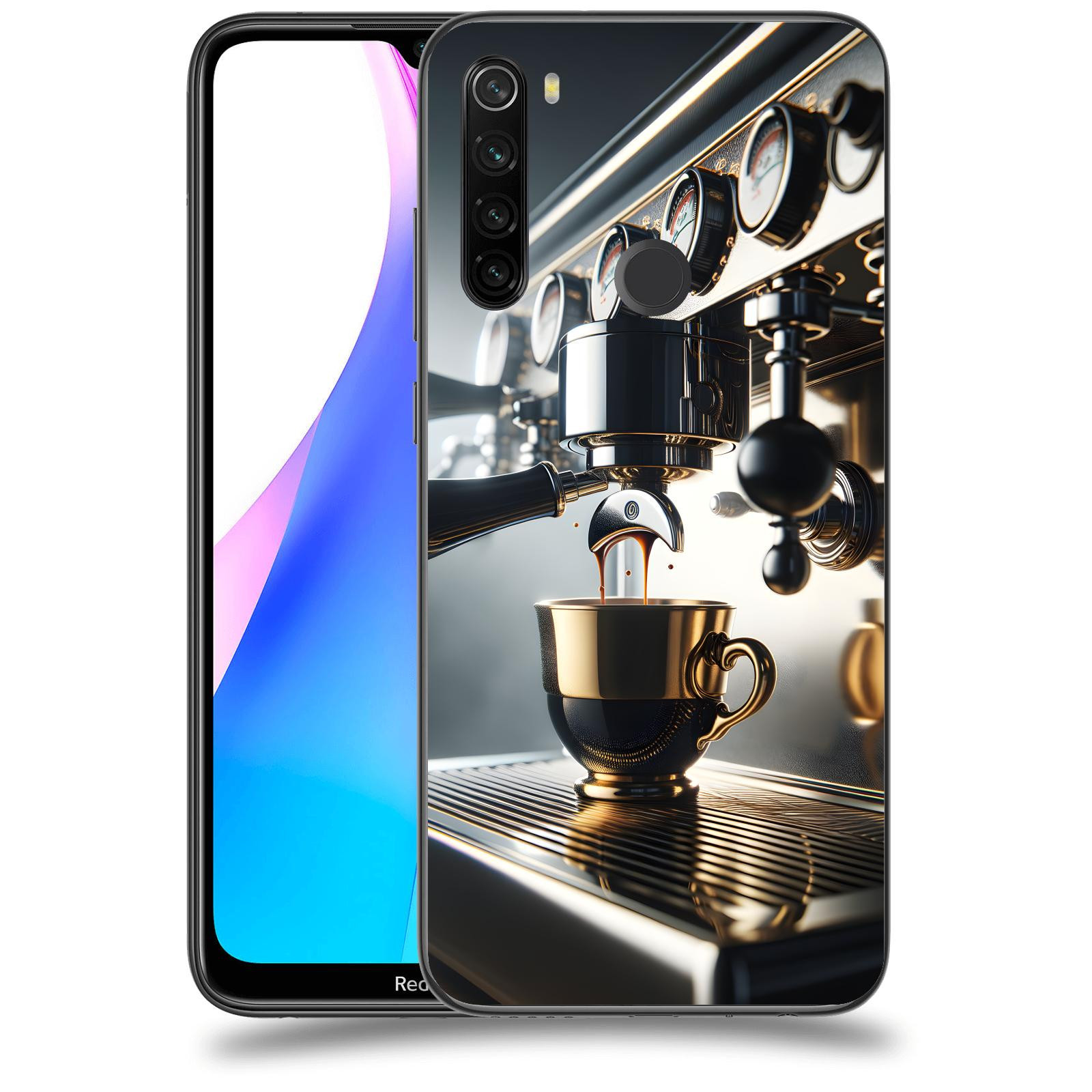 ACOVER Kryt na mobil Xiaomi Redmi Note 8T - Coffee maker