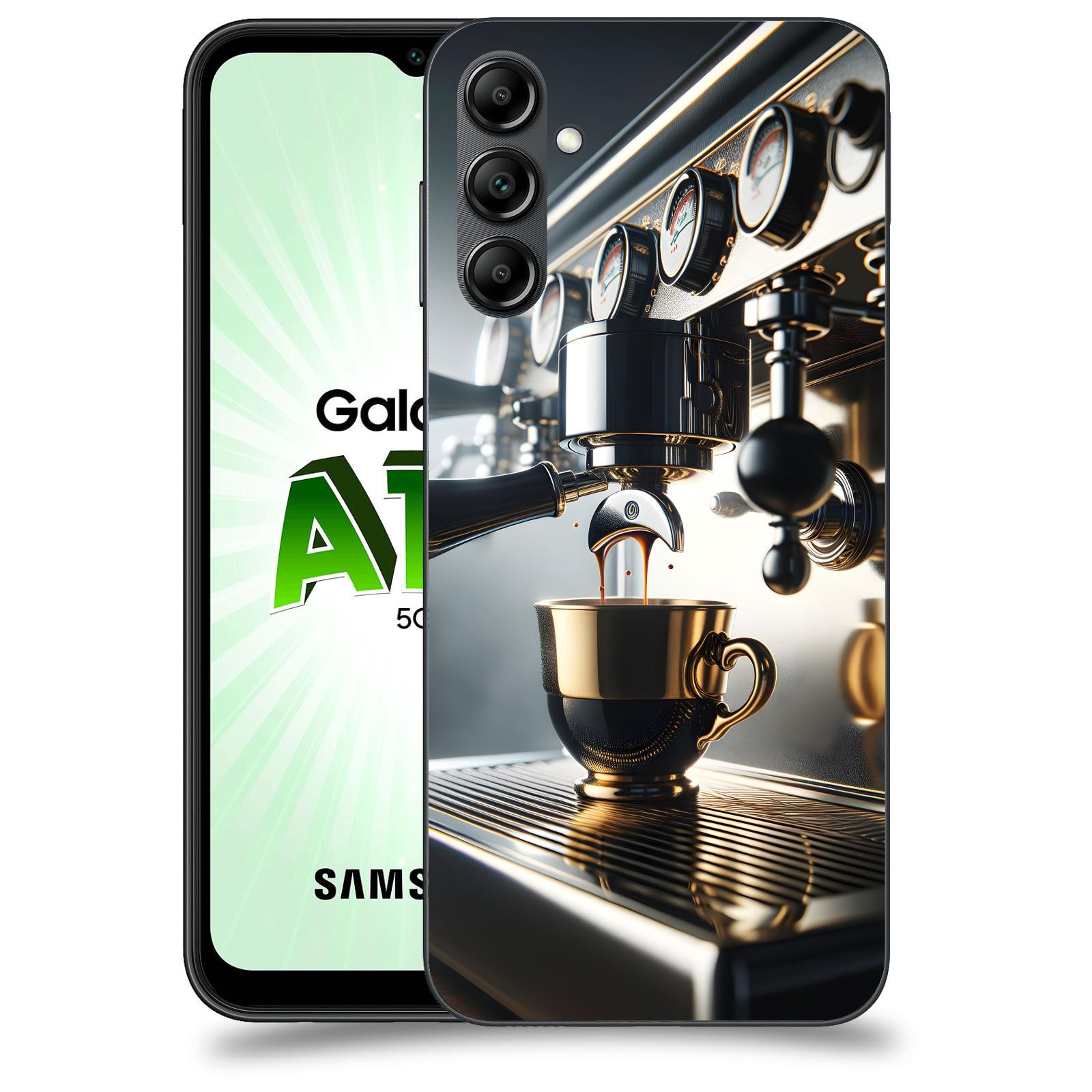 ACOVER Kryt na mobil Samsung Galaxy A14 5G - Coffee maker