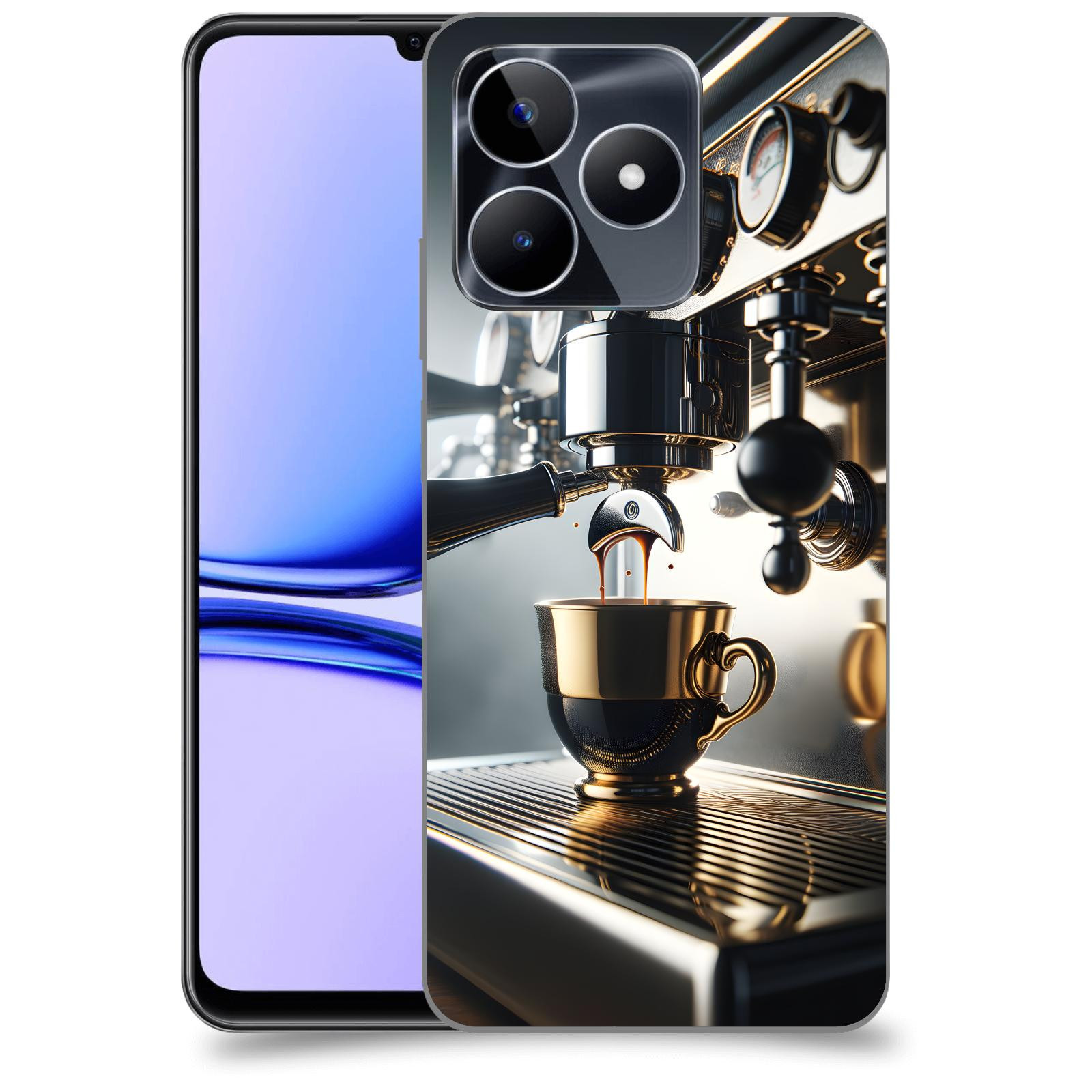 ACOVER Kryt na mobil Realme C53 - Coffee maker