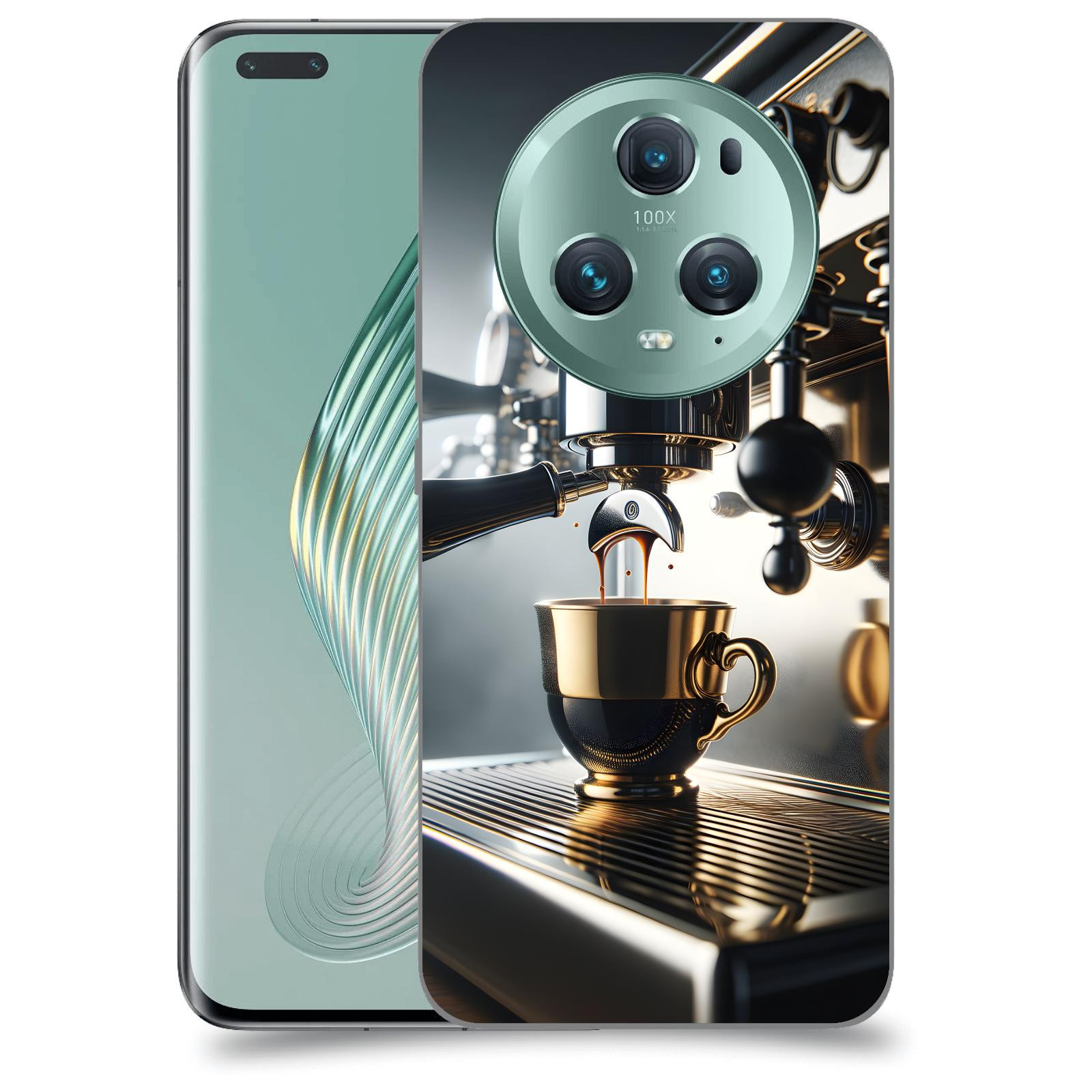 ACOVER Kryt na mobil Honor Magic5 Pro - Coffee maker