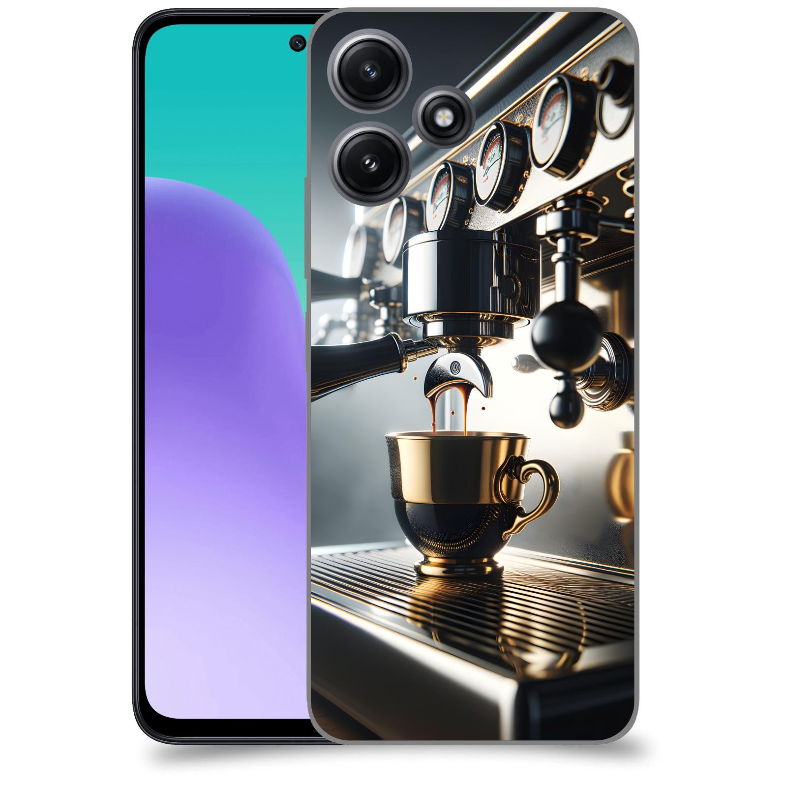 ACOVER Kryt na mobil Xiaomi Redmi 12 5G - Coffee maker
