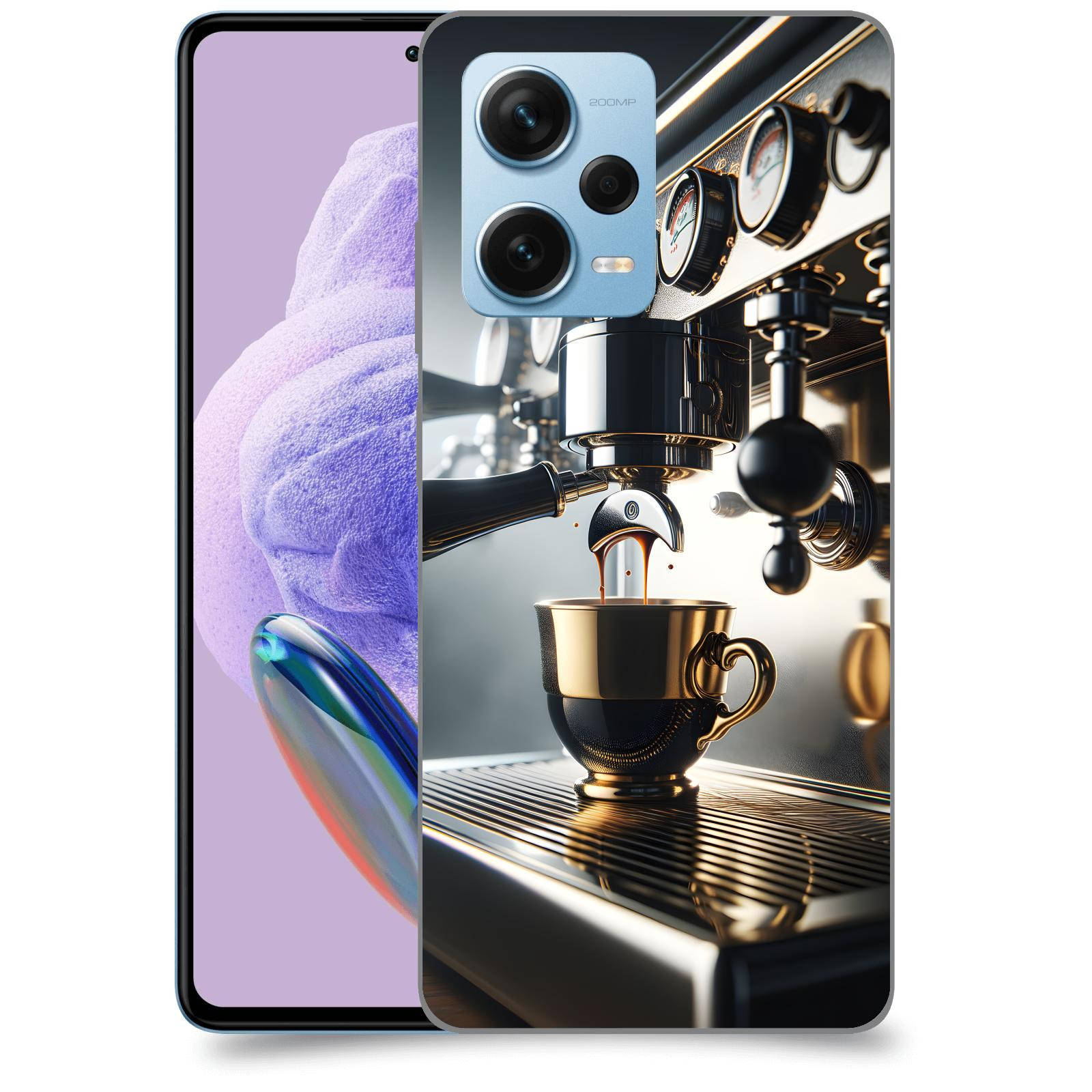 ACOVER Kryt na mobil Xiaomi Redmi Note 12 Pro+ 5G - Coffee maker