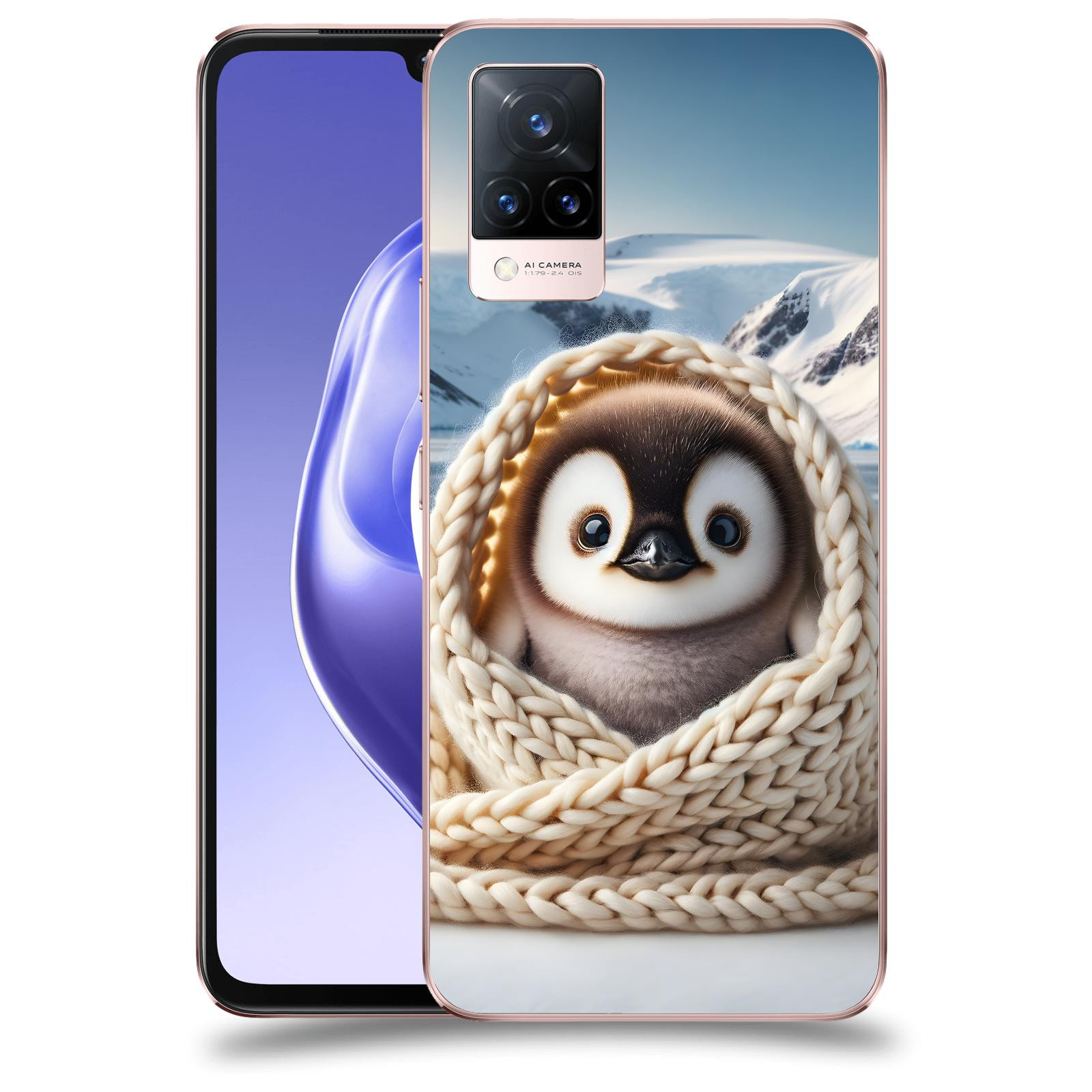 ACOVER Kryt na mobil Vivo V21 5G - Tučňák
