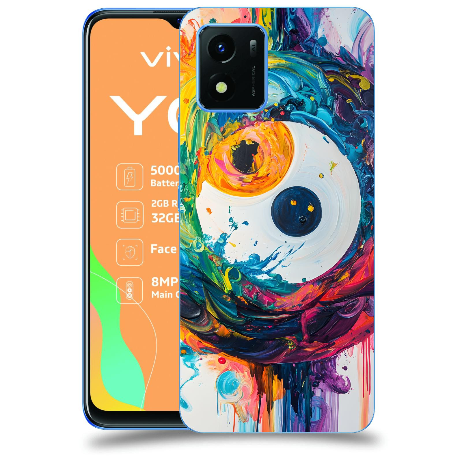 ACOVER Kryt na mobil Vivo Y01 - Jin Jang