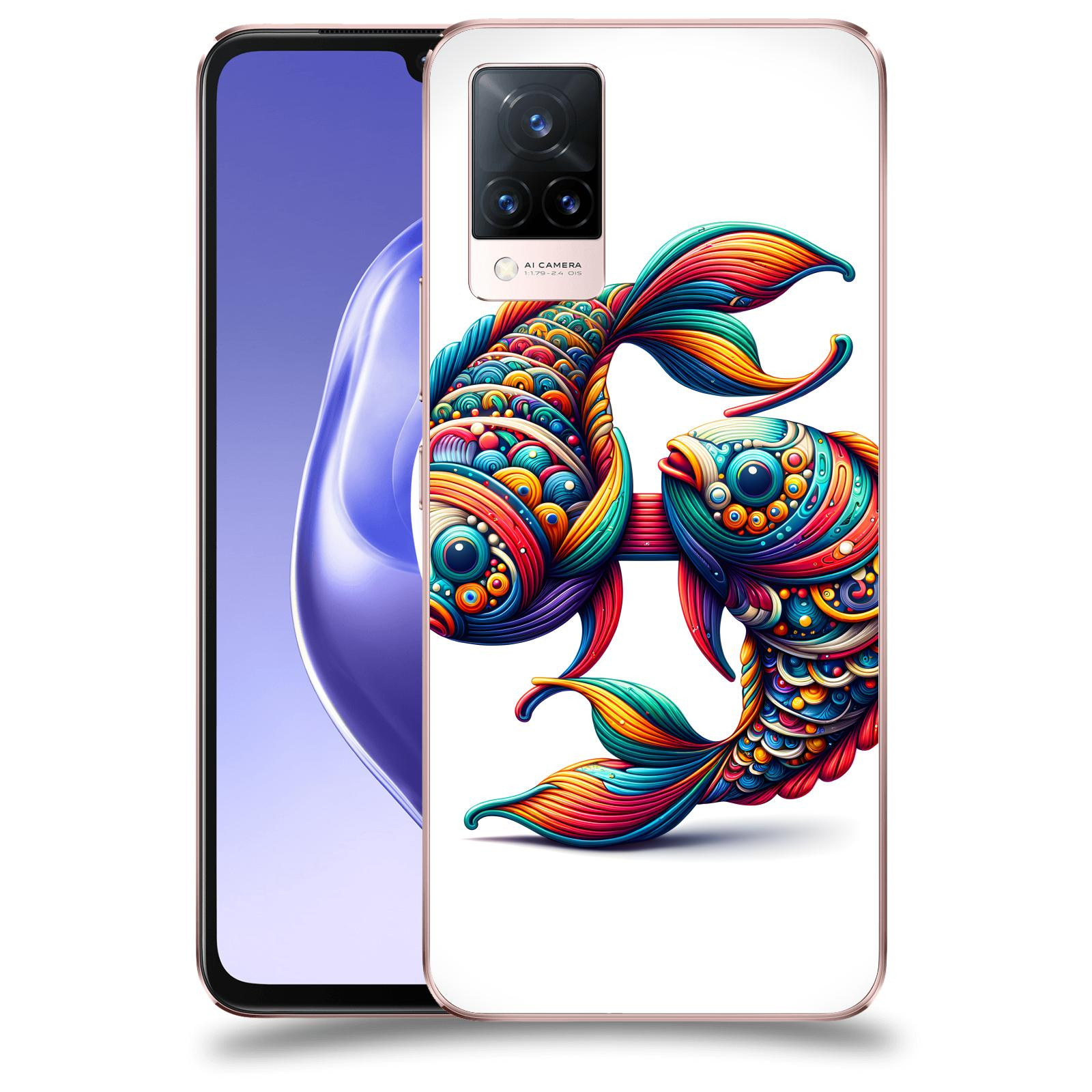 ACOVER Kryt na mobil Vivo V21 5G - Ryby 2
