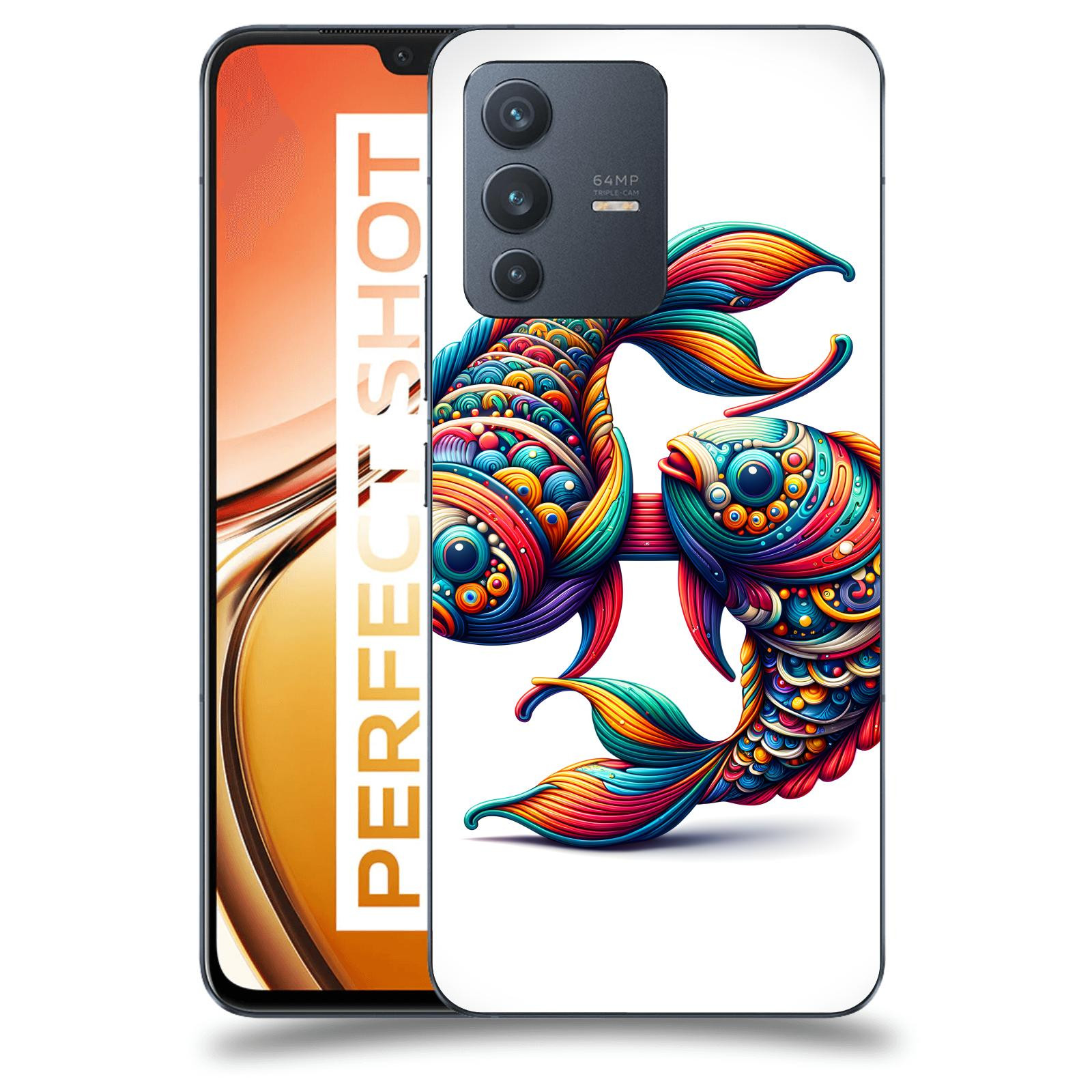 ACOVER Kryt na mobil Vivo V23 5G - Ryby 2