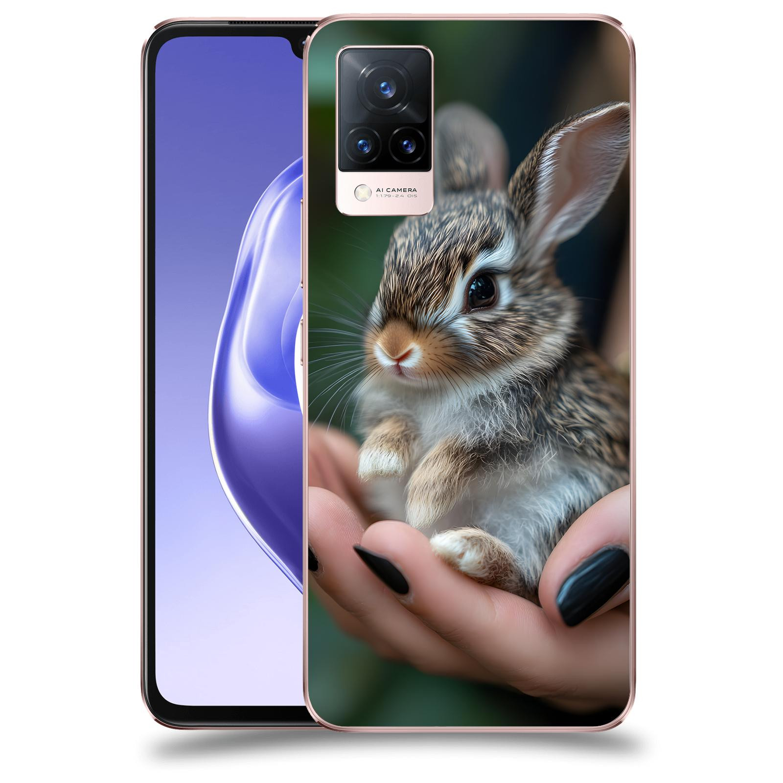 ACOVER Kryt na mobil Vivo V21 5G - Králíček