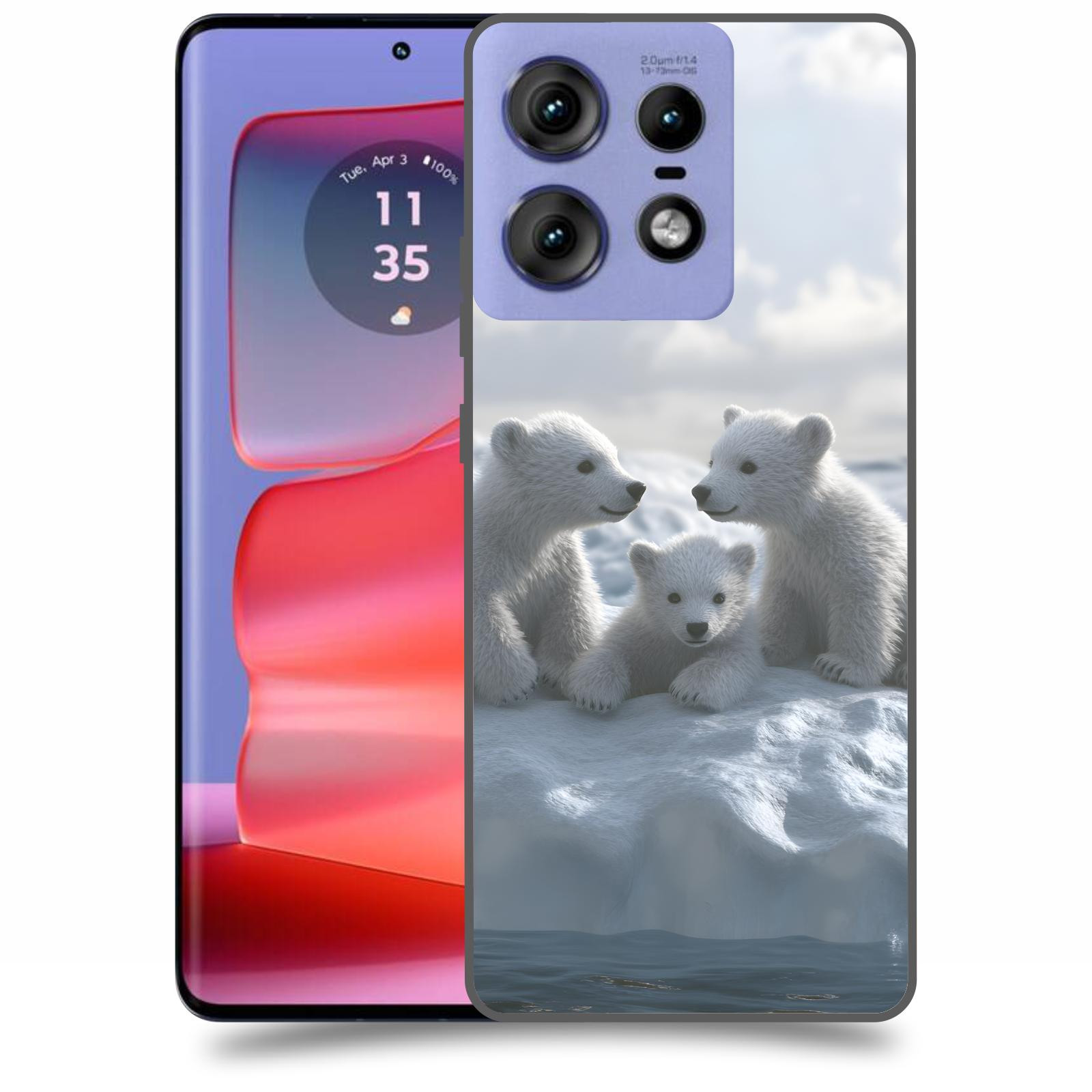 ACOVER Kryt na mobil Motorola Edge 50 Pro - Medvíďata