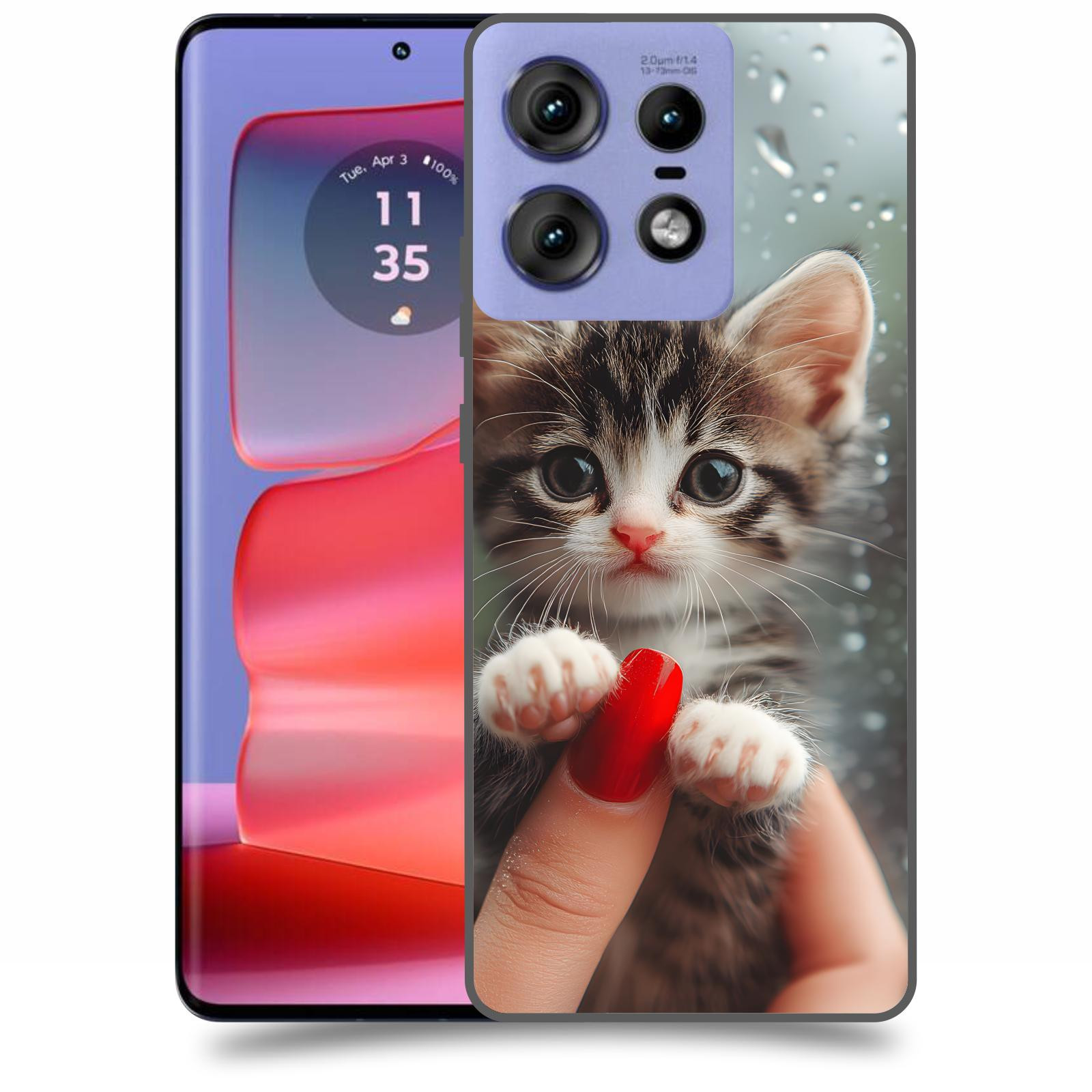 ACOVER Kryt na mobil Motorola Edge 50 Pro - Koťátko 2