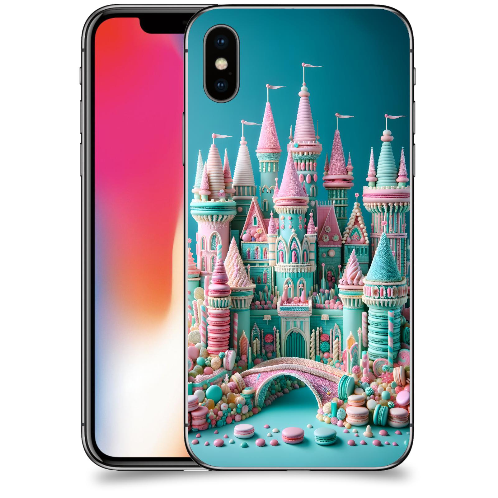 ACOVER Kryt na mobil Apple iPhone X/XS - Candy castle 2
