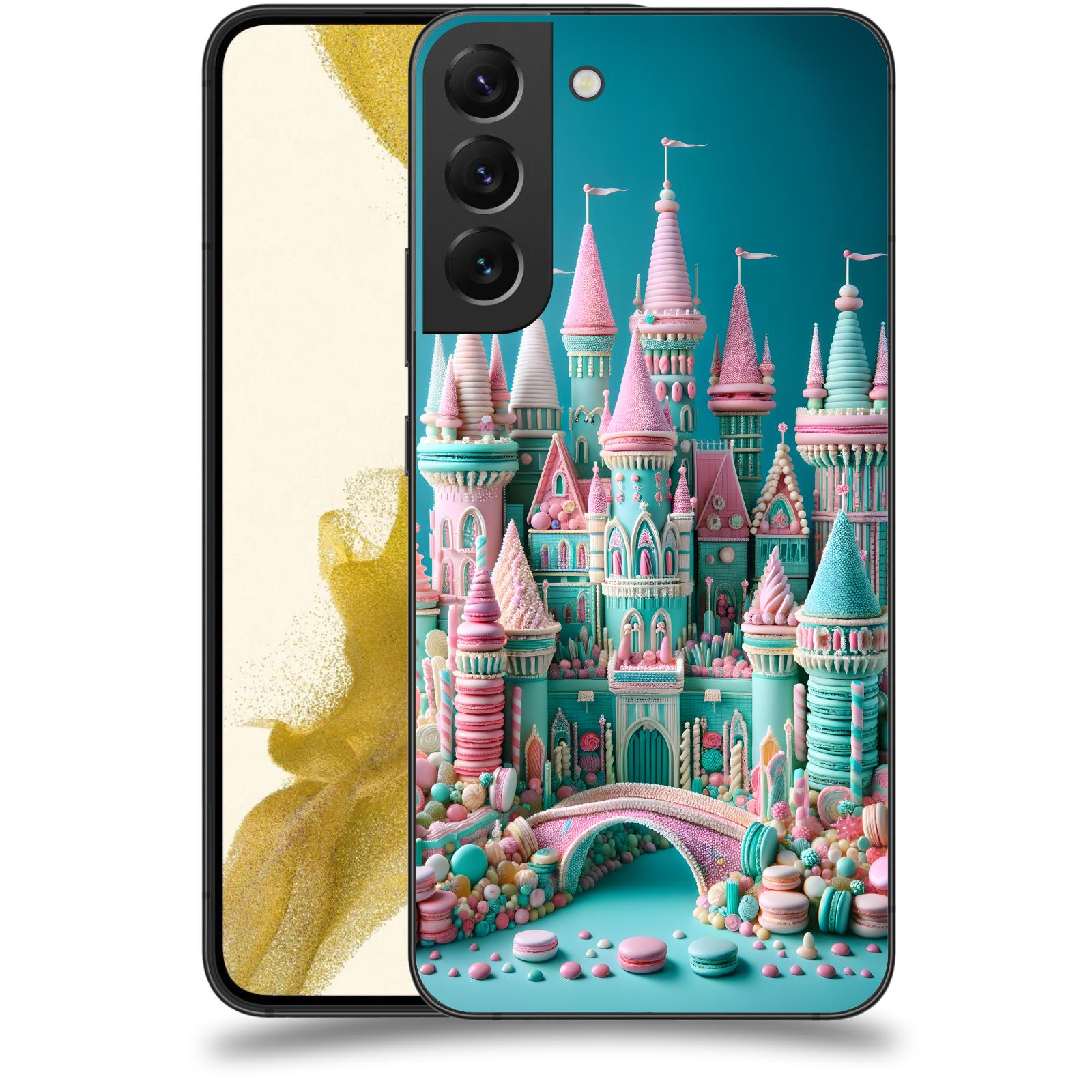 ACOVER Kryt na mobil Samsung Galaxy S22+ 5G - Candy castle 2