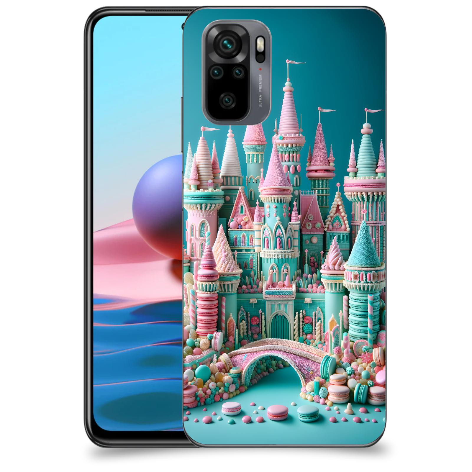 ACOVER Kryt na mobil Xiaomi Redmi Note 10 - Candy castle 2