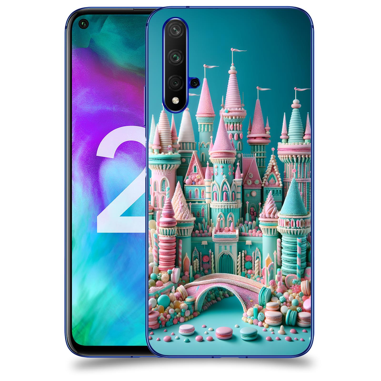 ACOVER Kryt na mobil Honor 20 - Candy castle 2