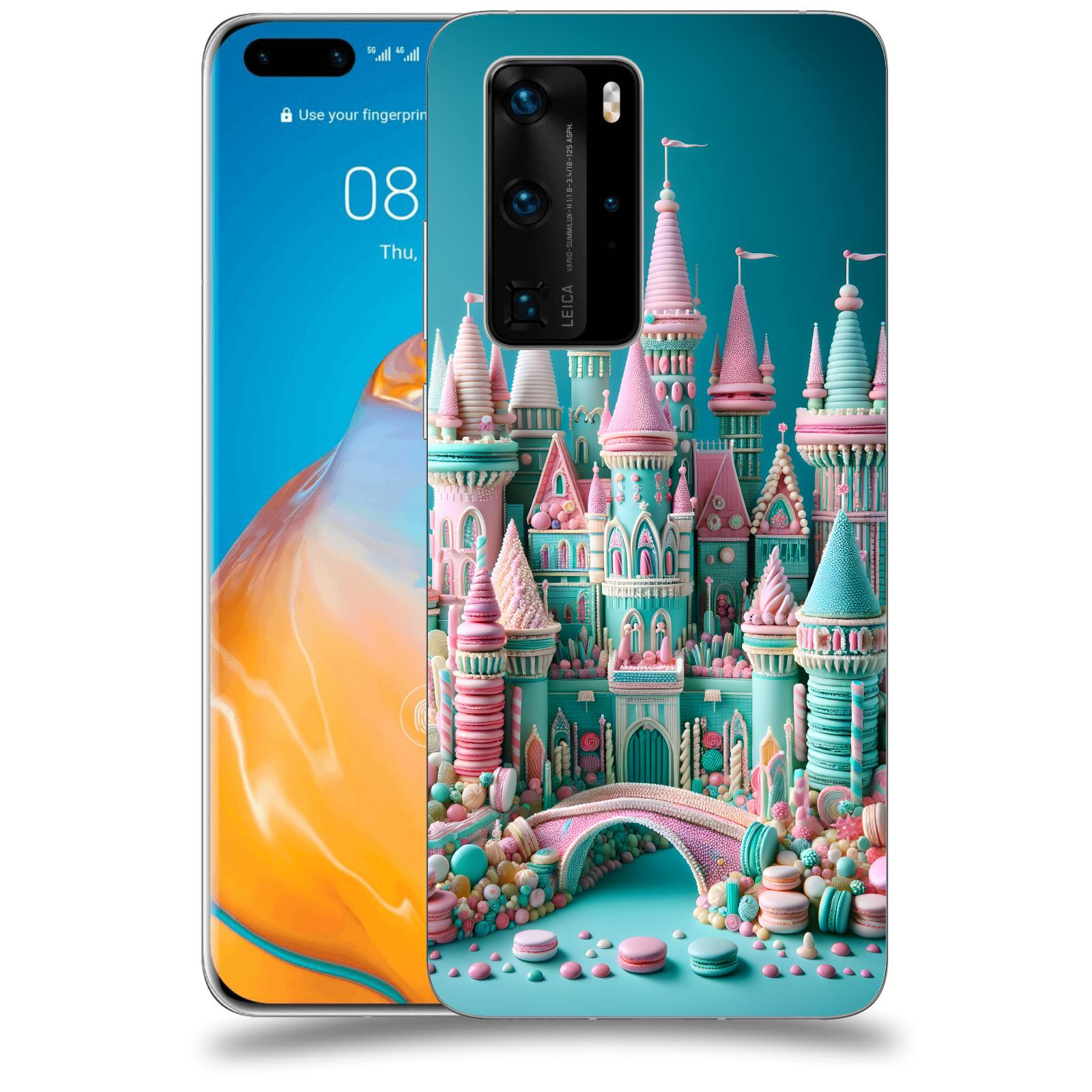 ACOVER Kryt na mobil Huawei P40 - Candy castle 2